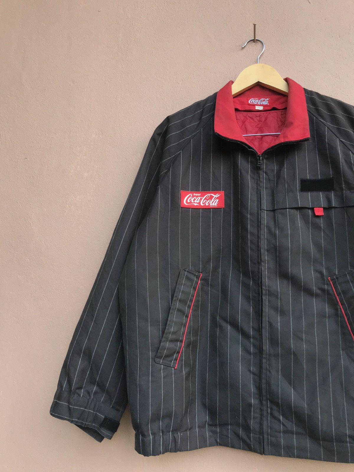 Vintage Coca Cola Stripes Jacket