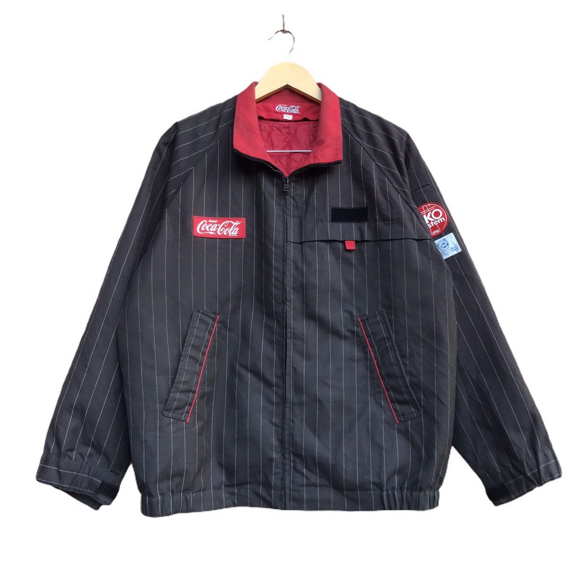Vintage Coca Cola Stripes Jacket