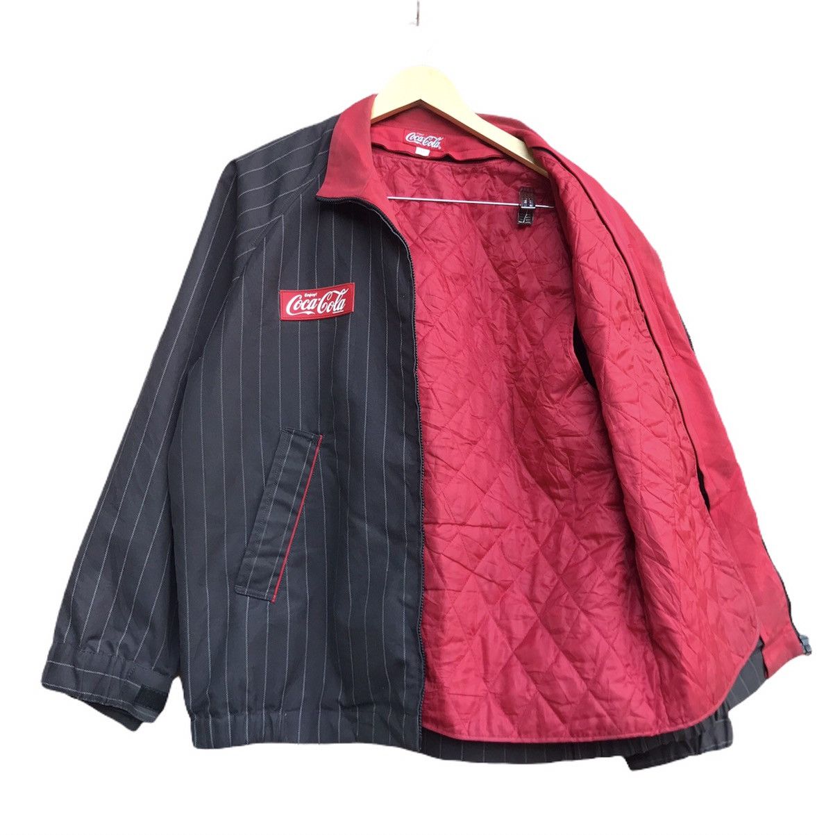 Vintage Coca Cola Stripes Jacket