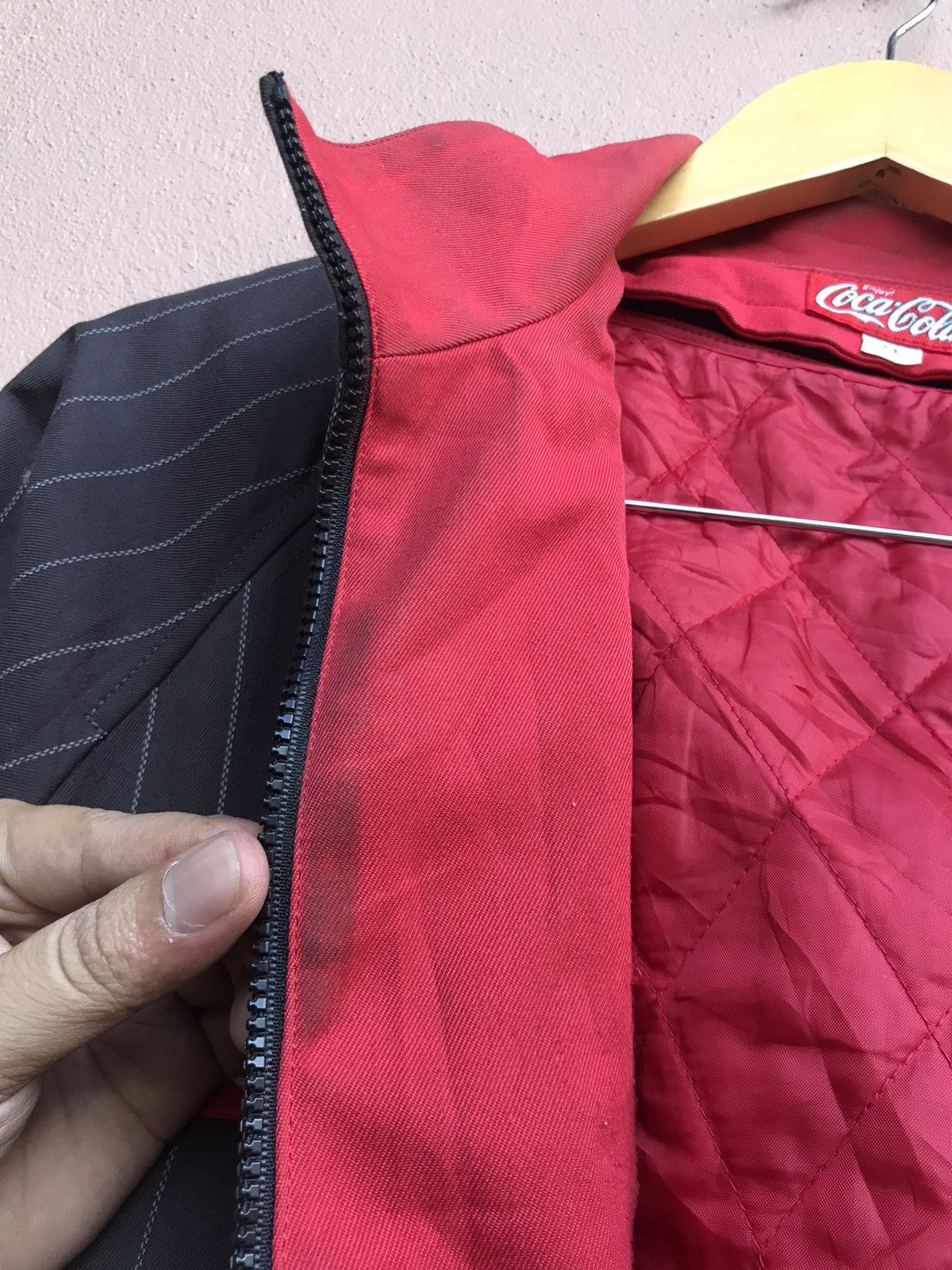 Vintage Coca Cola Stripes Jacket