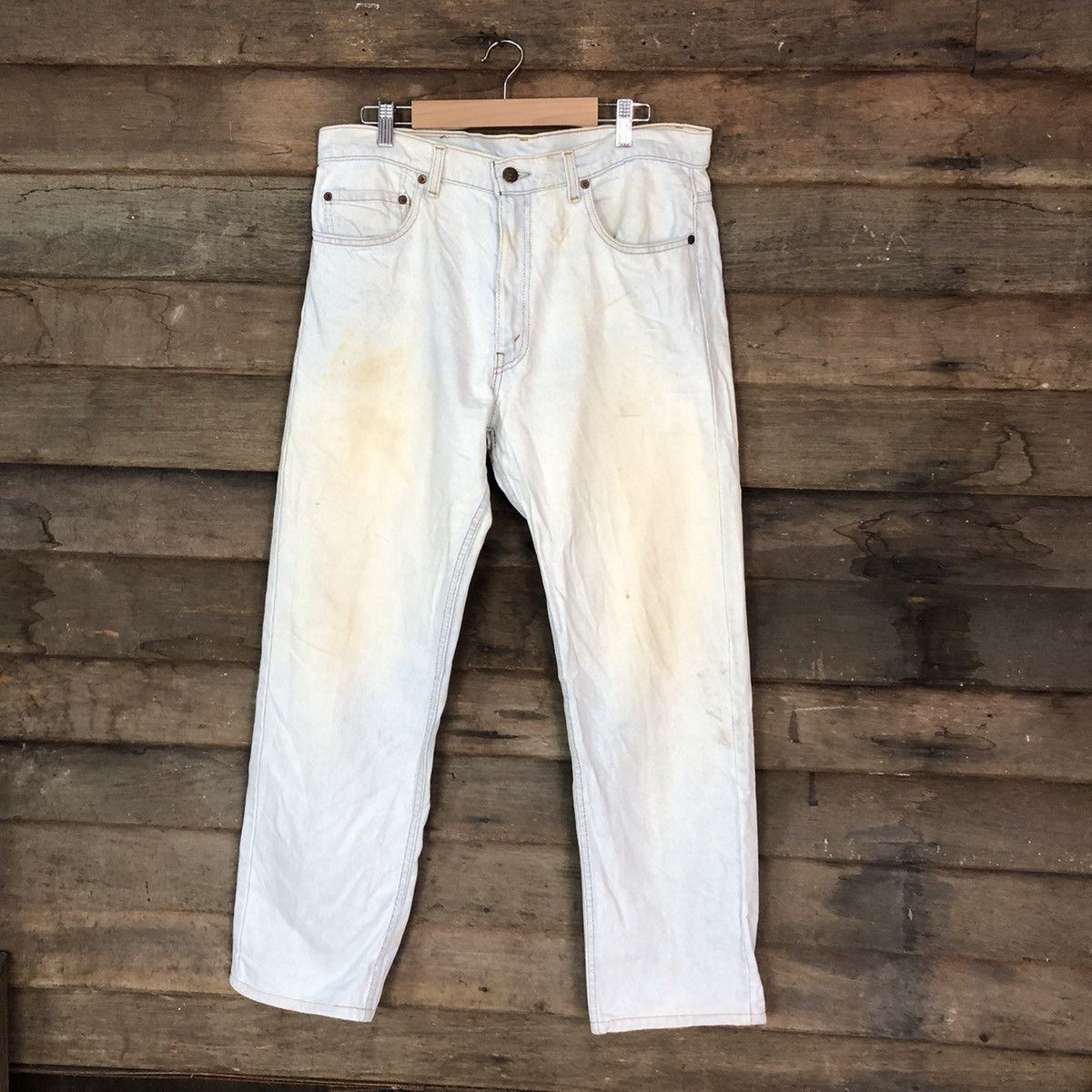 Levi's Levis vintage faded Distressed Denim #H450 Size US 33 - 1 Thumbnail
