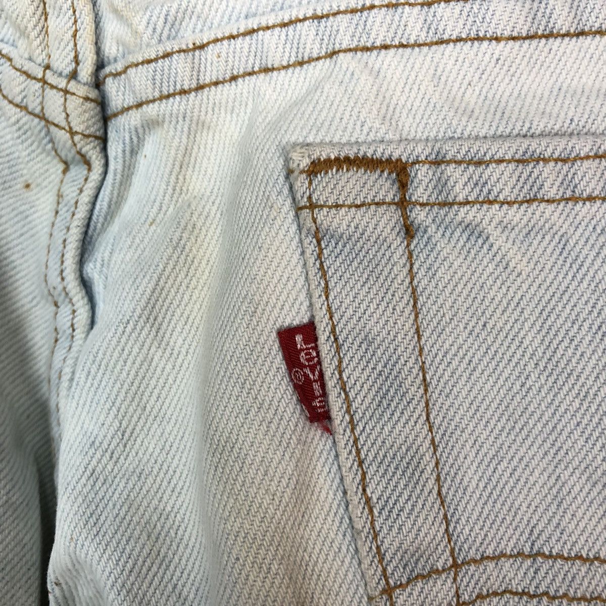 Levi's Levis vintage faded Distressed Denim #H450 Size US 33 - 10 Thumbnail