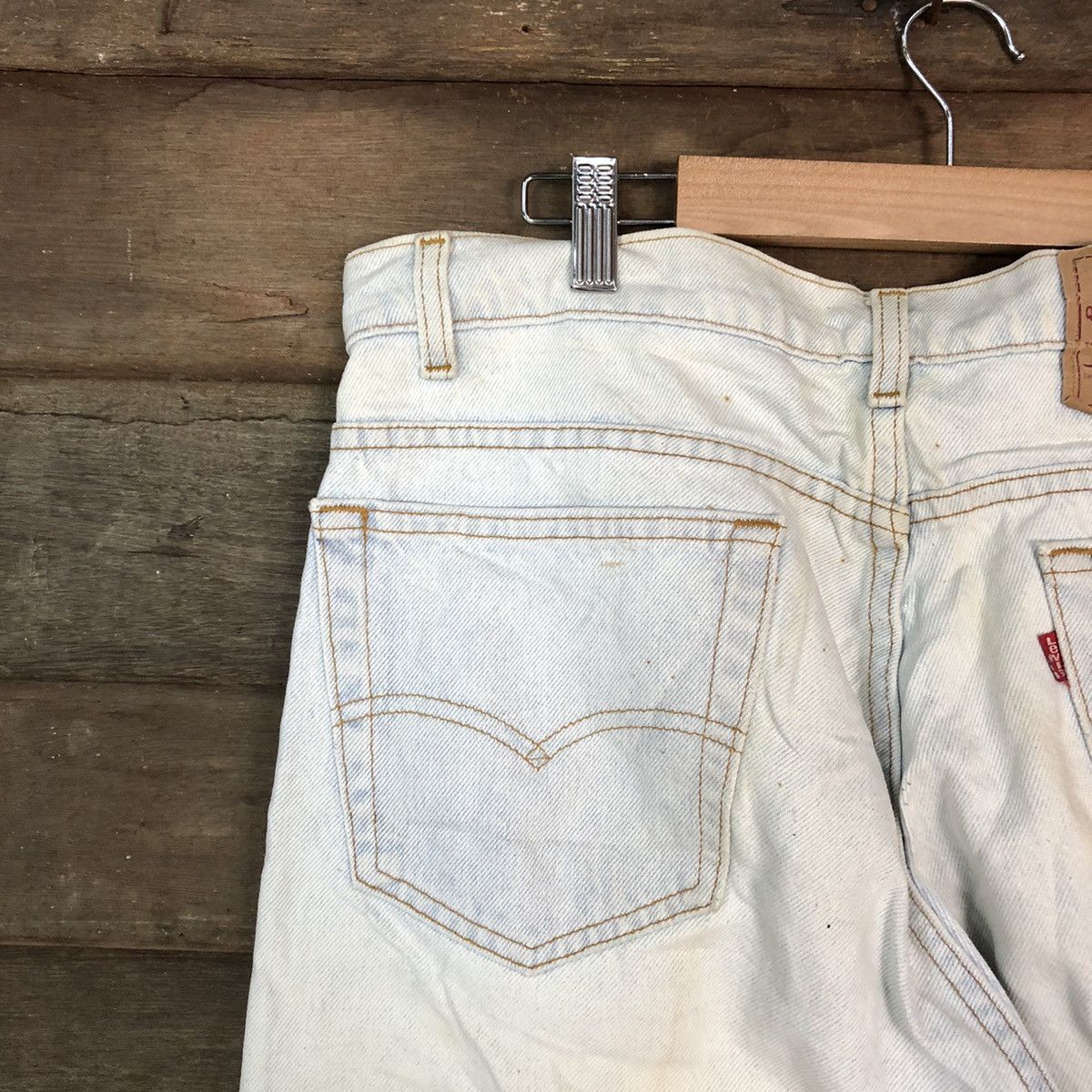 Levi's Levis vintage faded Distressed Denim #H450 Size US 33 - 14 Thumbnail