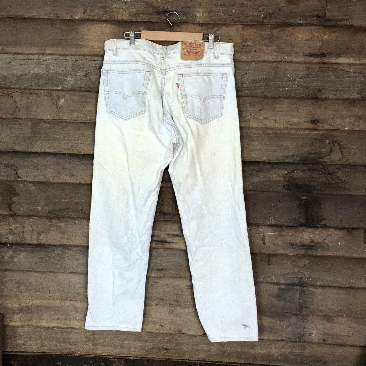 Levi's Levis vintage faded Distressed Denim #H450 Size US 33 - 11 Thumbnail