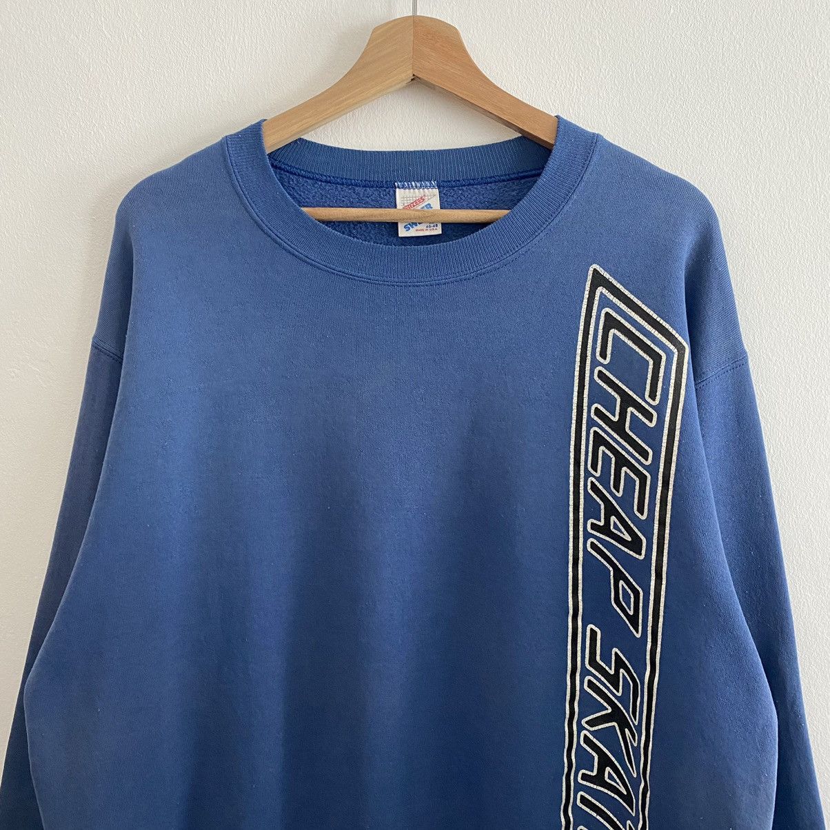 Santa Cruz Skateboards Vintage Cheap Skates Santa Cruz Design Inspired Sweatshirt Size US XL / EU 56 / 4 - 3 Thumbnail