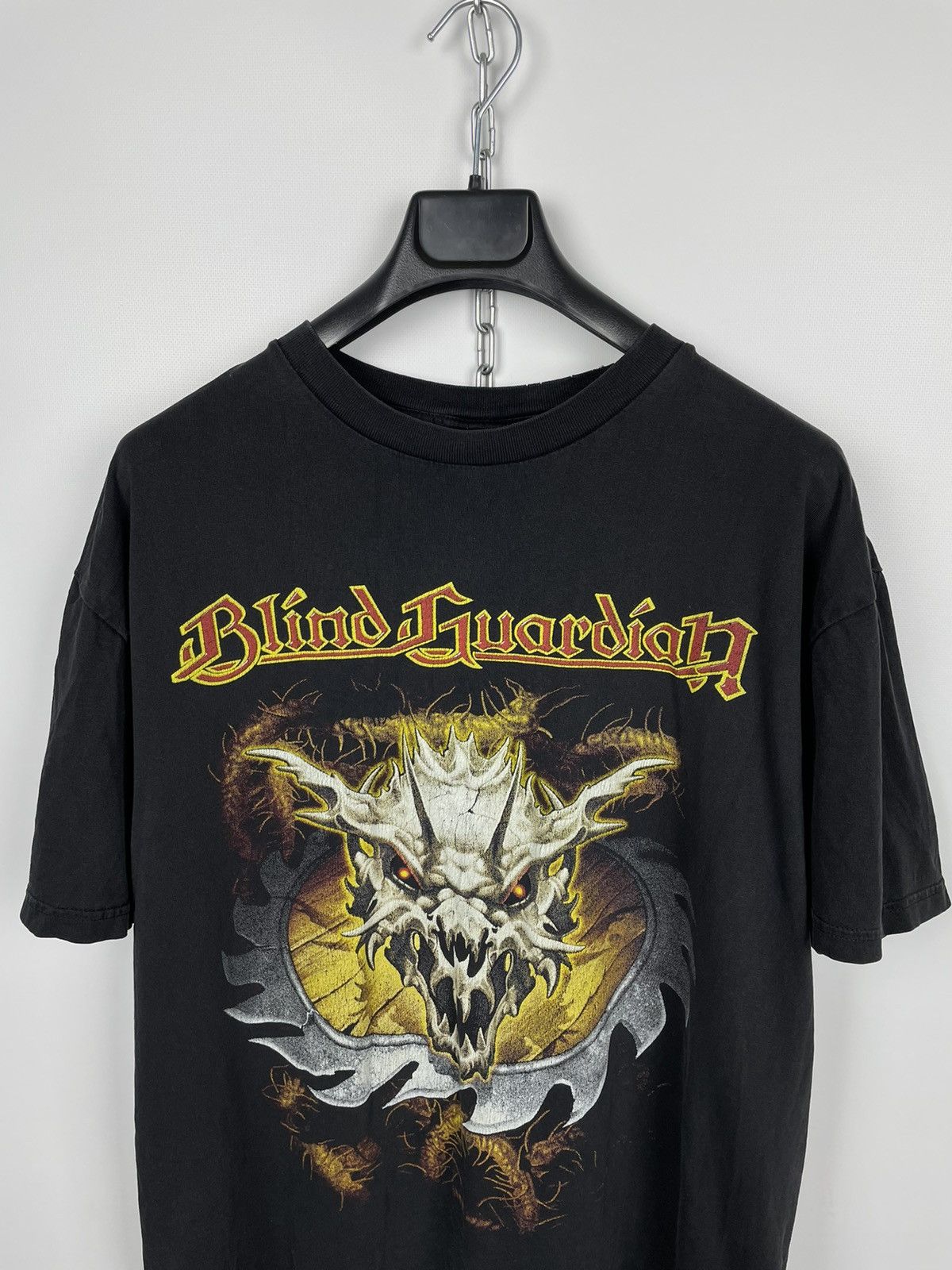 Band Tees × Vintage Vintage 90s Blind Guardian Metal Band T-Shirt Size US L / EU 52-54 / 3 - 2 Thumbnail