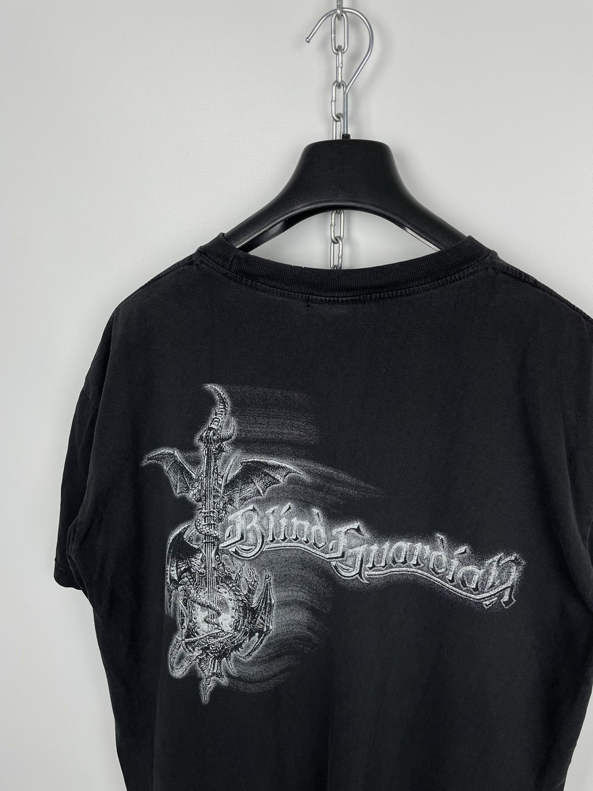 Band Tees × Vintage Vintage 90s Blind Guardian Metal Band T-Shirt Size US L / EU 52-54 / 3 - 5 Thumbnail