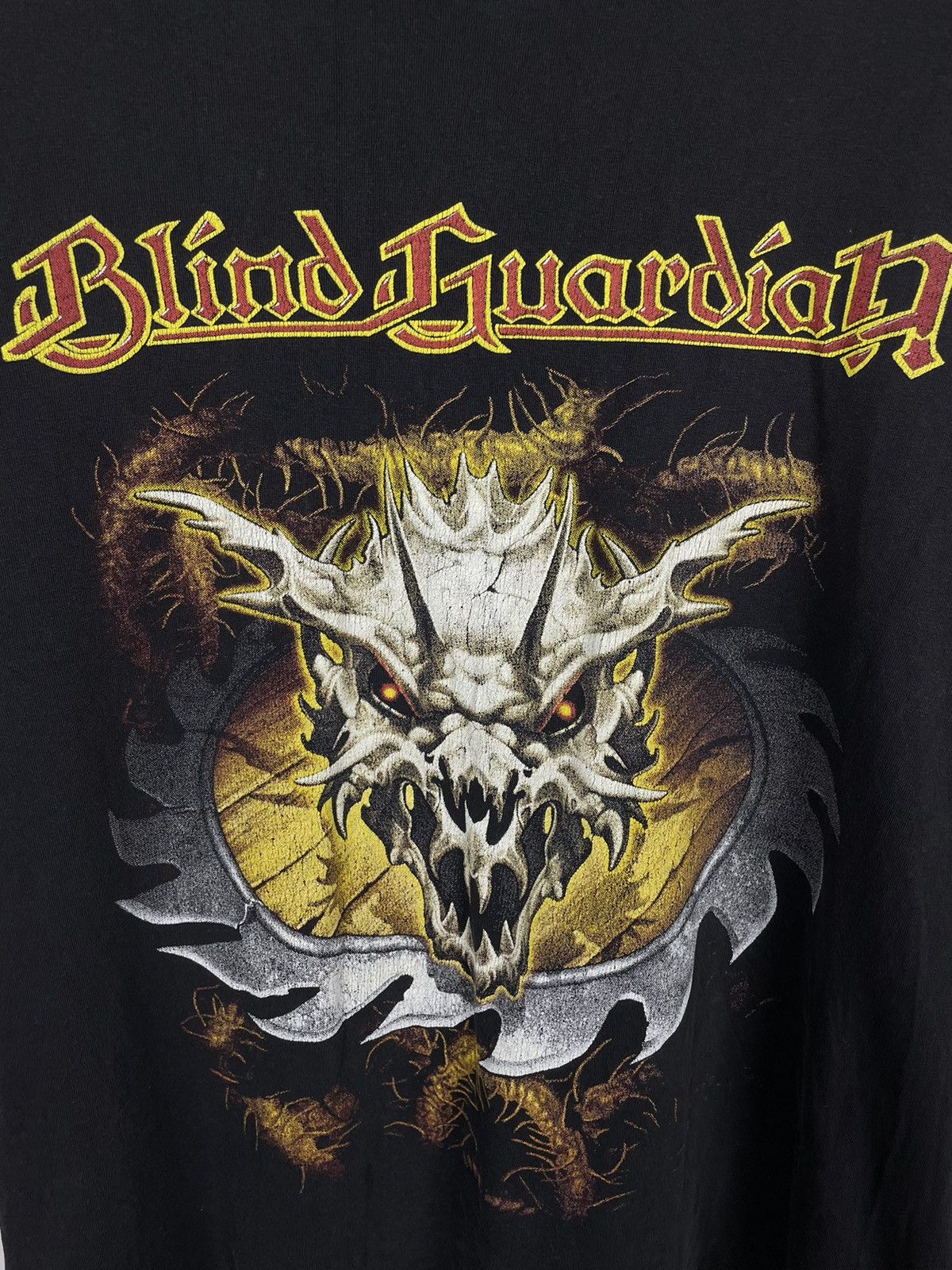 Band Tees × Vintage Vintage 90s Blind Guardian Metal Band T-Shirt Size US L / EU 52-54 / 3 - 3 Thumbnail