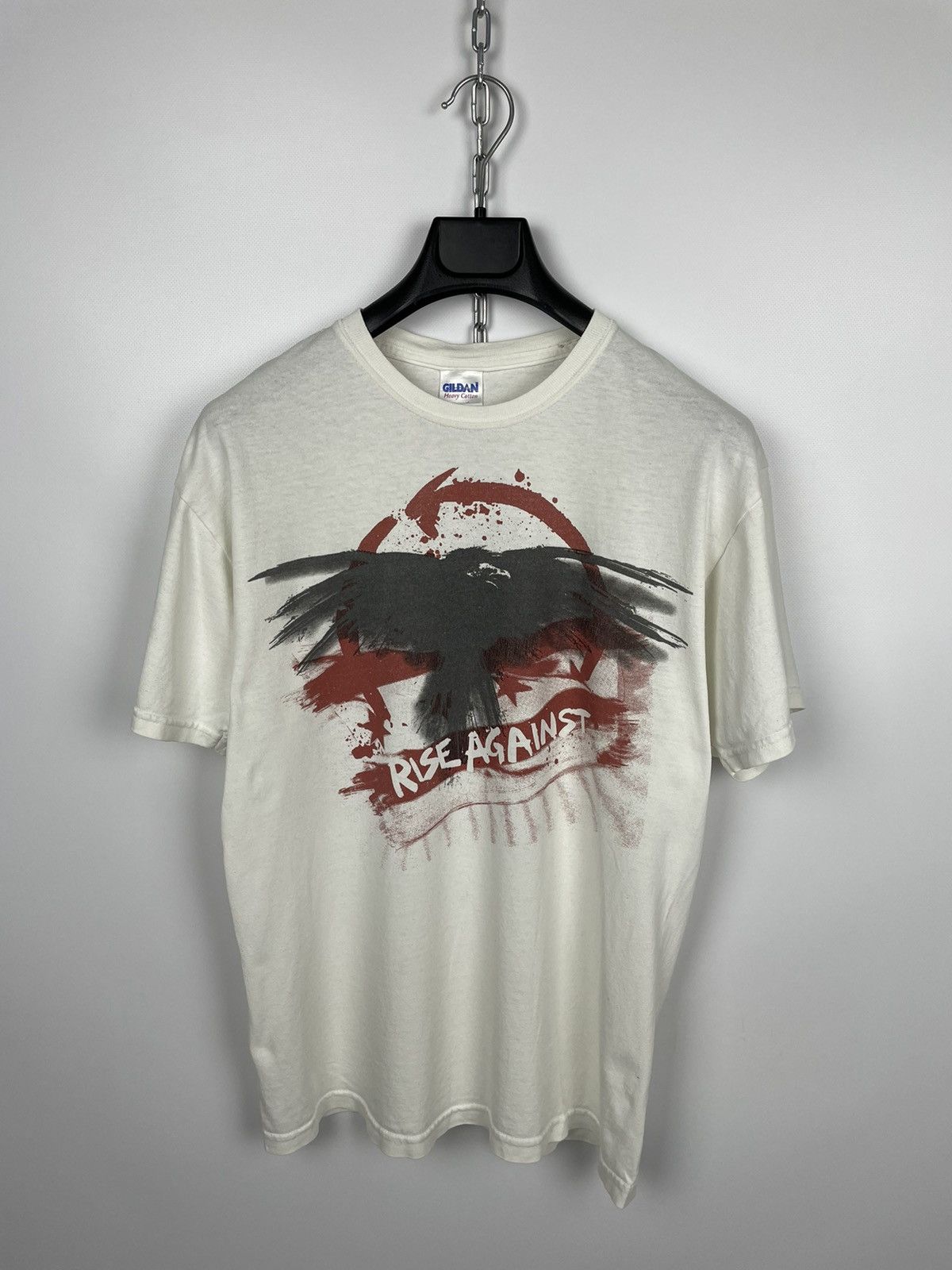 Band Tees × Vintage Vintage 00s Rise Against Band T-Shirt Size US M / EU 48-50 / 2 - 1 Thumbnail