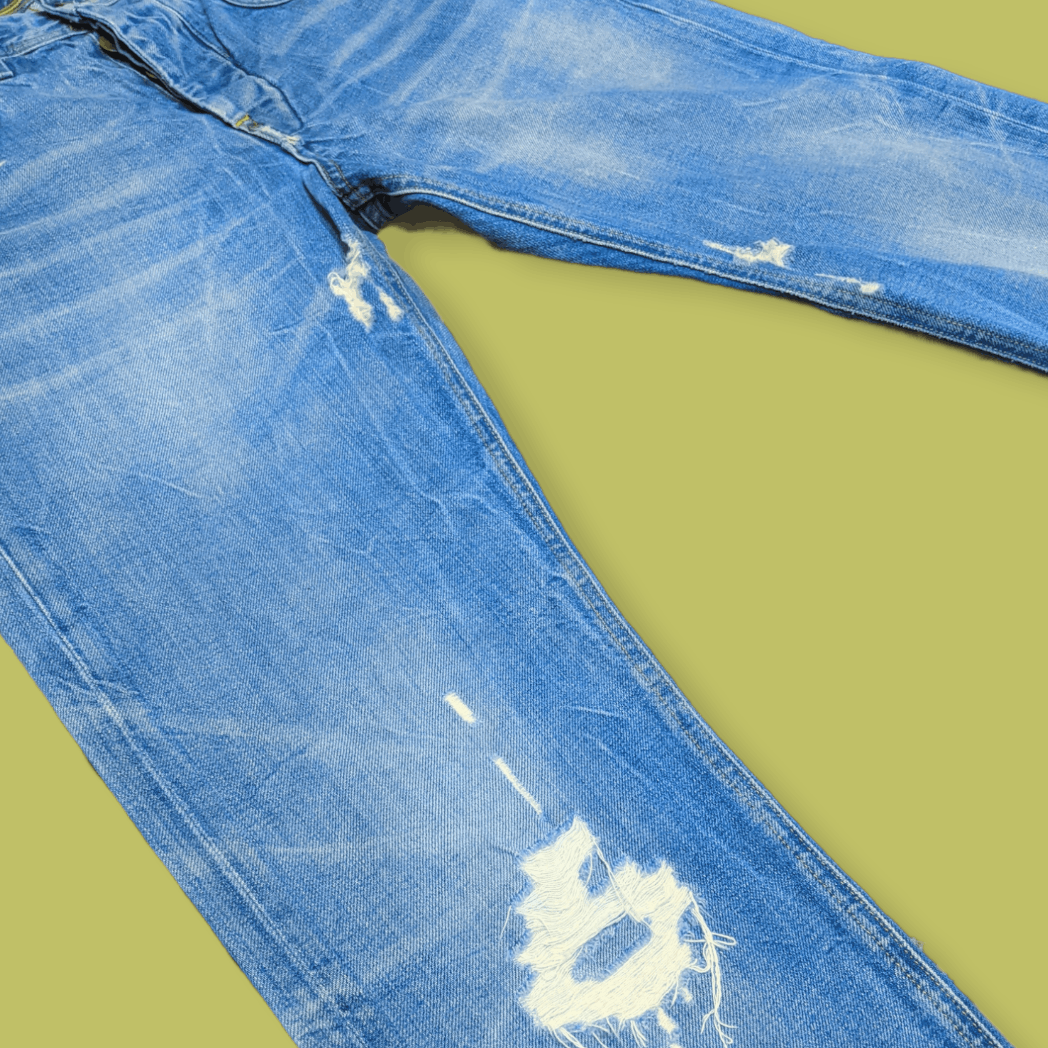 G-Star × Japanese Brand × Vintage Vintage G Star Raw 3301 Distressed Style Jeans Pants Size US 31 - 10 Thumbnail