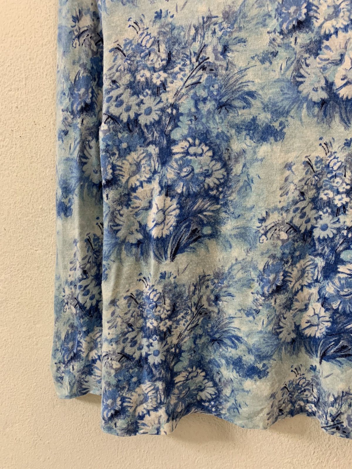 Hanae Mori Hanae Mori Flower Design Long Sleeve Tee Size US M / EU 48-50 / 2 - 3 Thumbnail