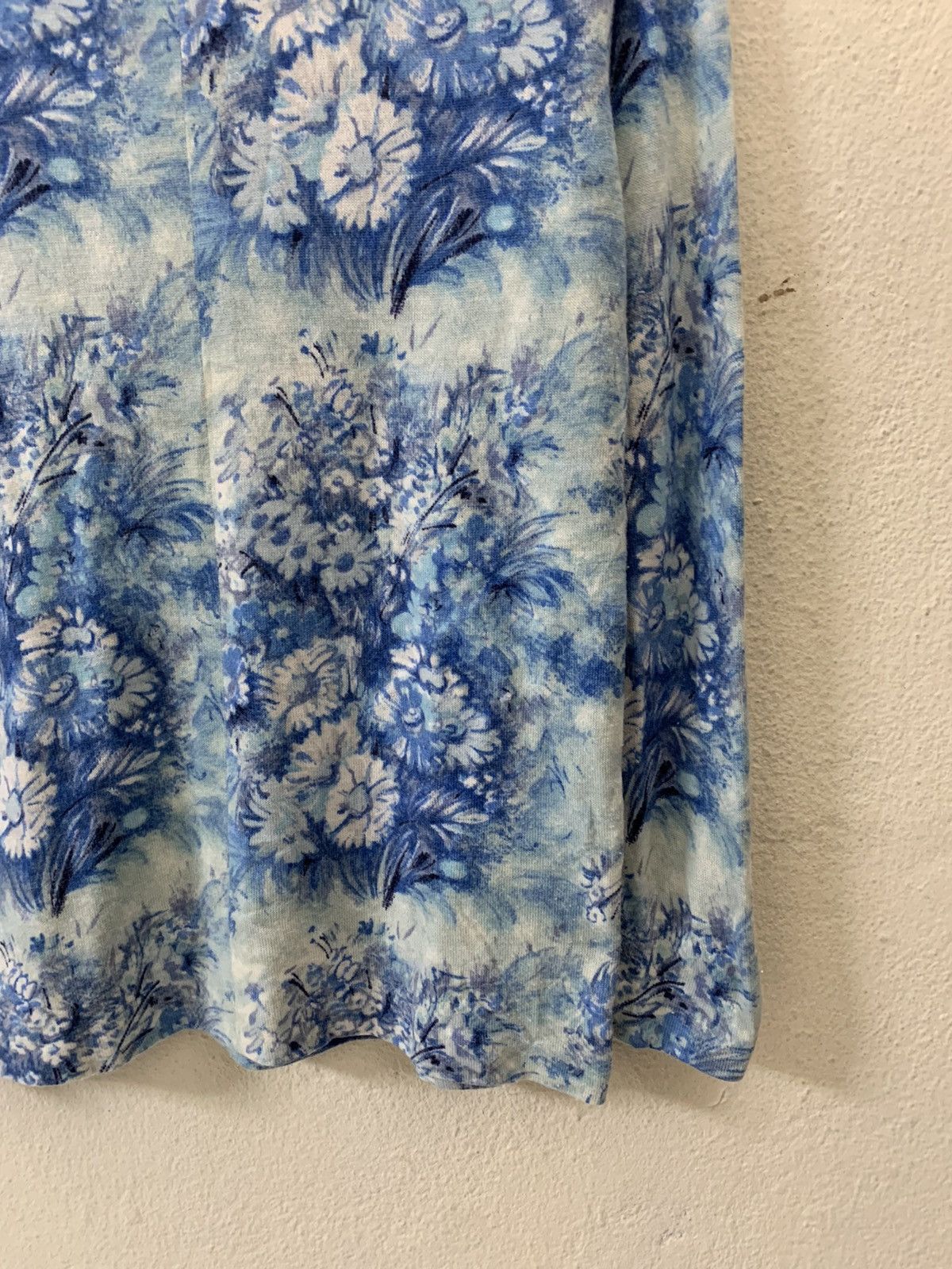Hanae Mori Hanae Mori Flower Design Long Sleeve Tee Size US M / EU 48-50 / 2 - 8 Thumbnail