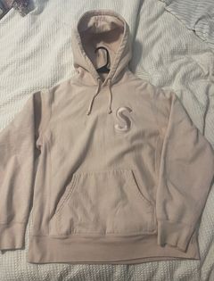 Pink 2024 supreme hoodie