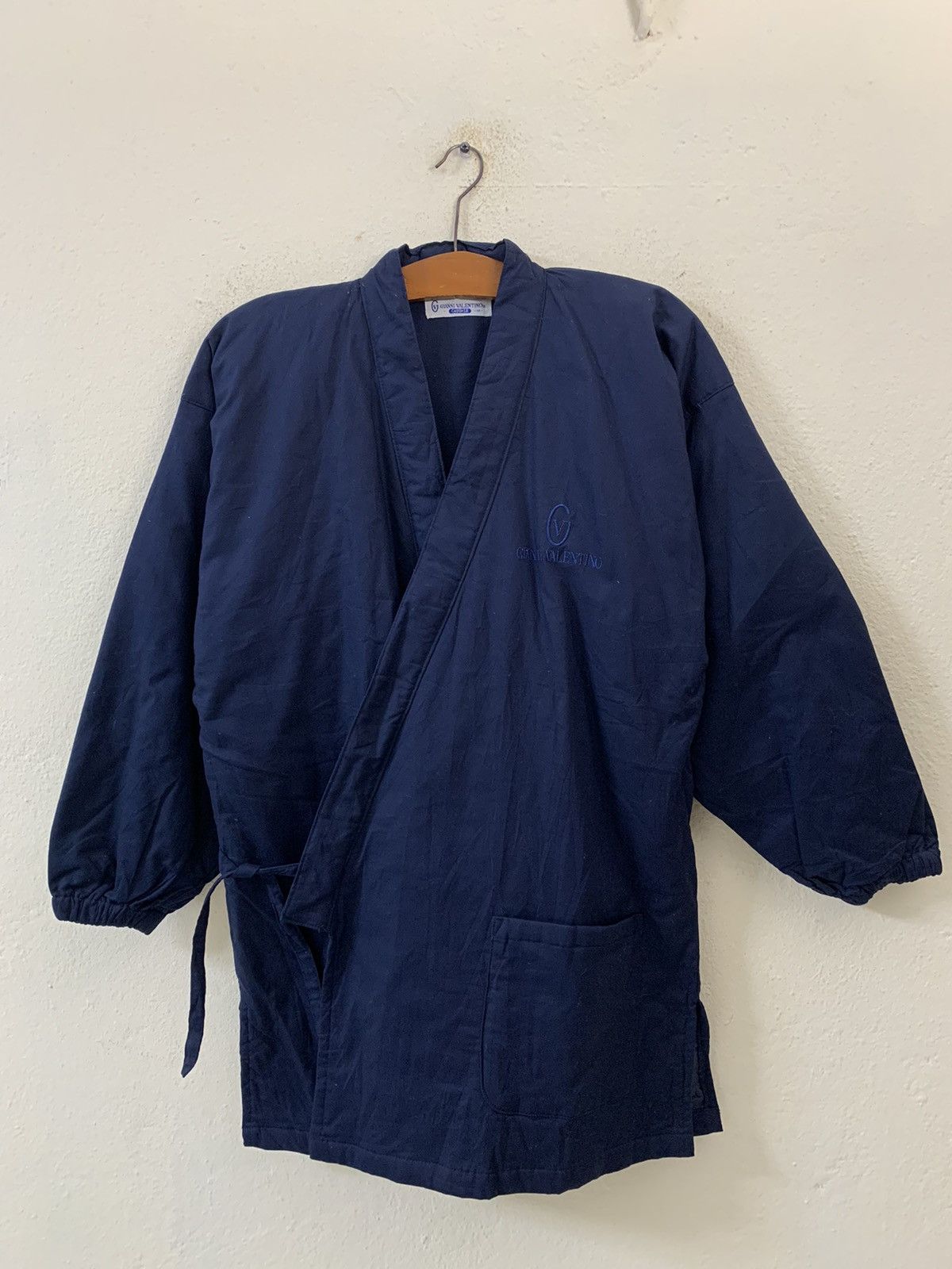image of Designer Gianni Valentino Kimono in Blue, Men's (Size Medium)