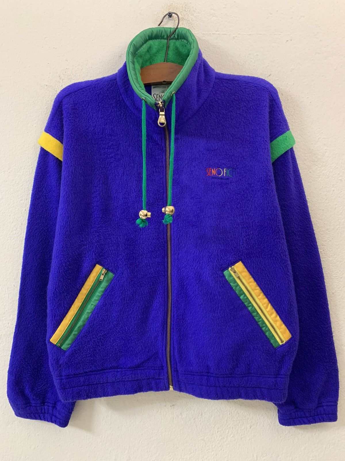 Japanese Brand Senofich Spellout Big Logo Jacket Size US M / EU 48-50 / 2 - 7 Thumbnail