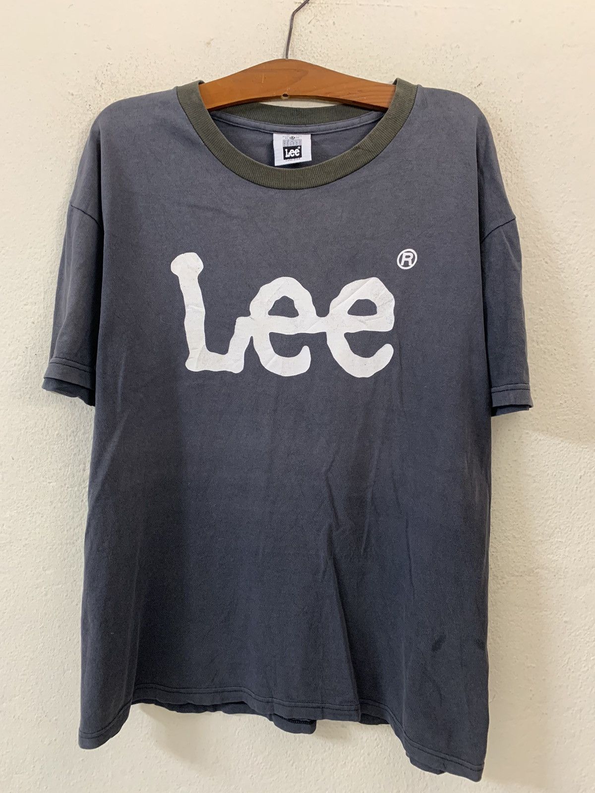 Lee Vintage Lee Spellout Faded Blue Tee Size US M / EU 48-50 / 2 - 1 Thumbnail