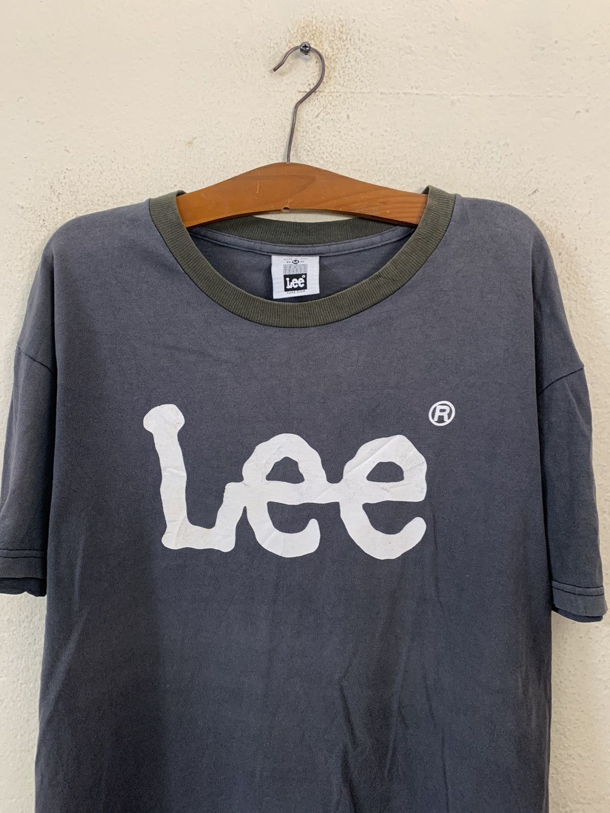 Lee Vintage Lee Spellout Faded Blue Tee Size US M / EU 48-50 / 2 - 4 Thumbnail
