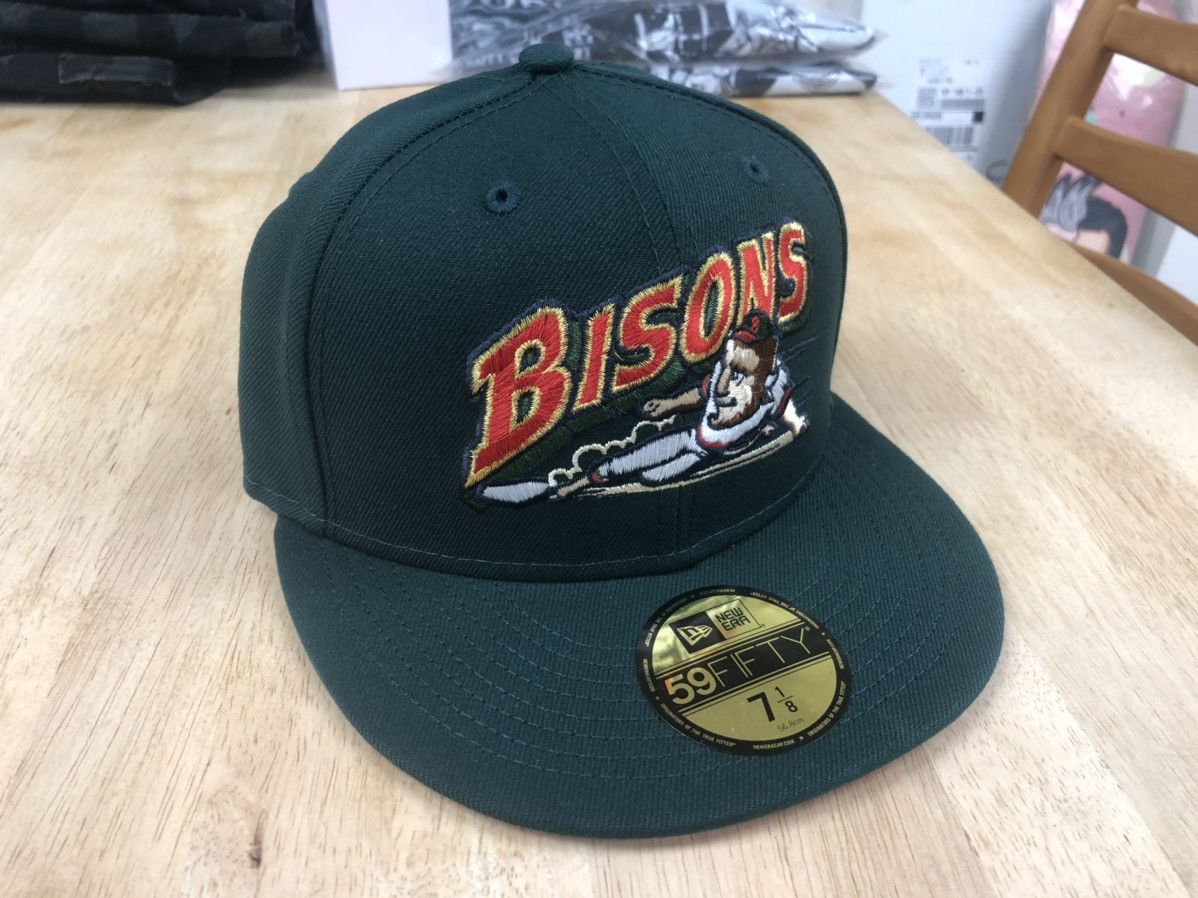 Exclusive New Era Buffalo Bisons Dark Green Prime 7 1/8