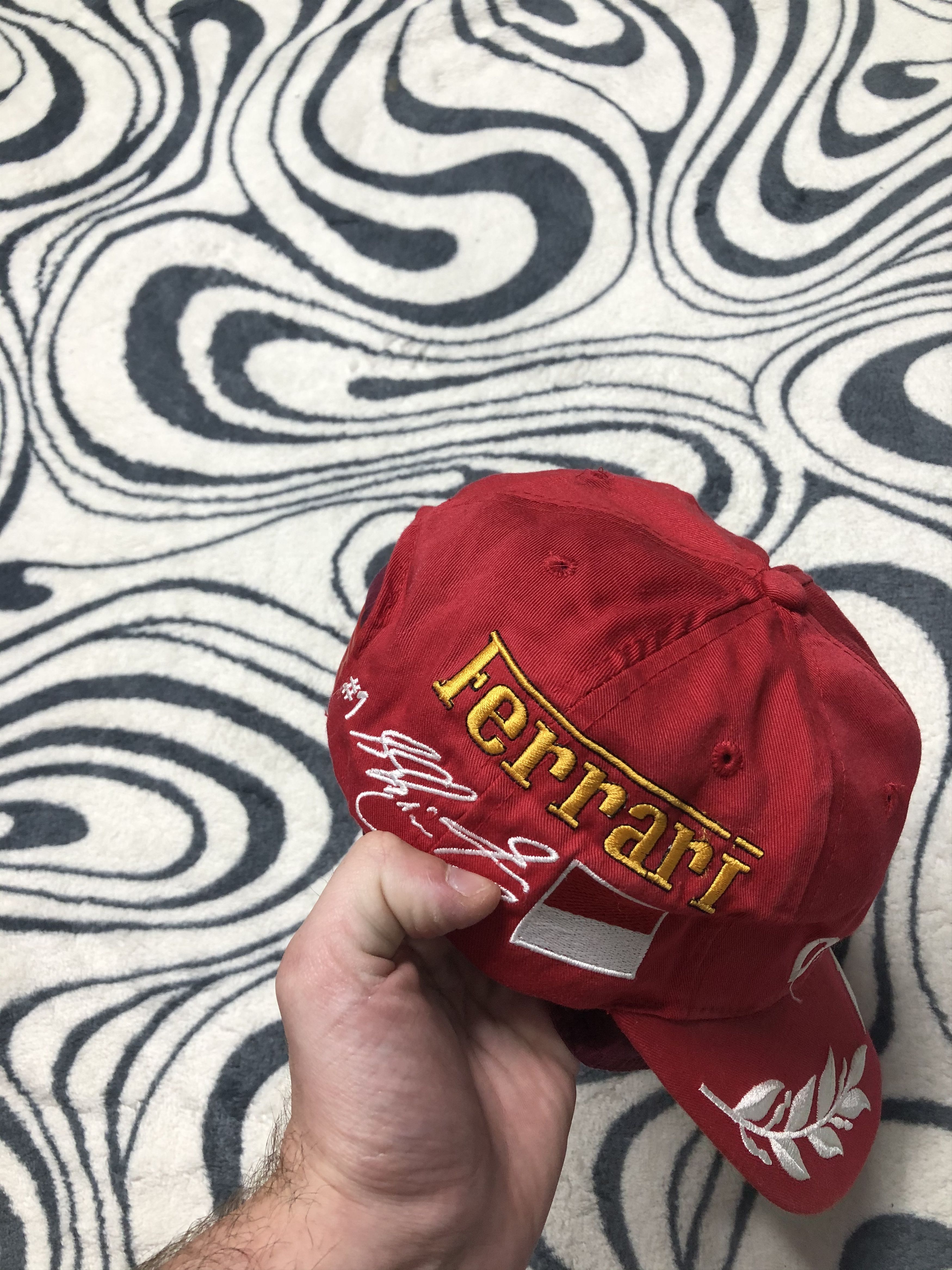 Ferrari × Vintage Vintage Ferrari Dekra Hat Michael Schumacher Cap Size ONE SIZE - 2 Thumbnail