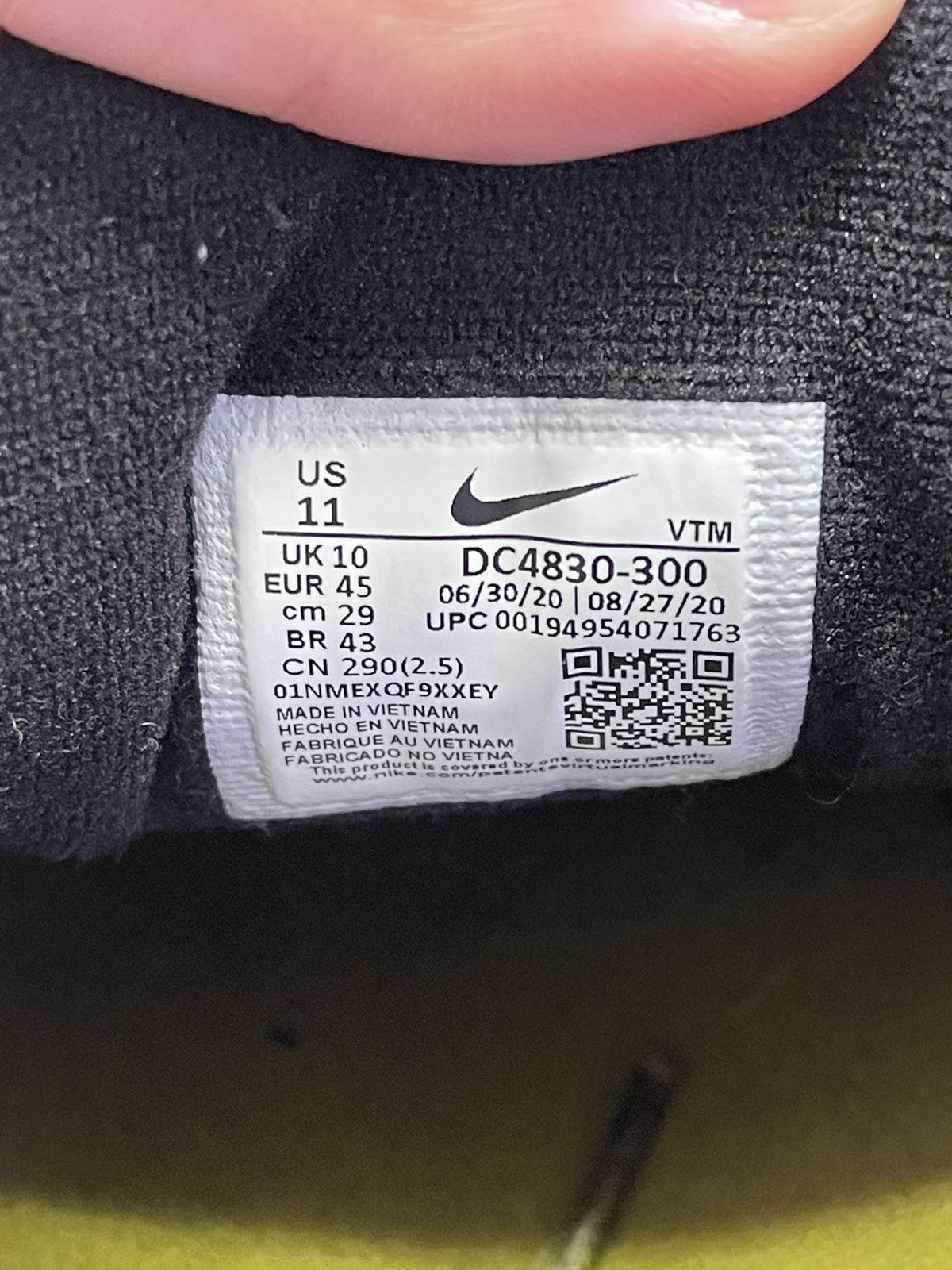 Nike × Undefeated Nike Air Max 97 Undefeated Black Militia Green 2020 Size 11 Size US 11 / EU 44 - 7 Thumbnail
