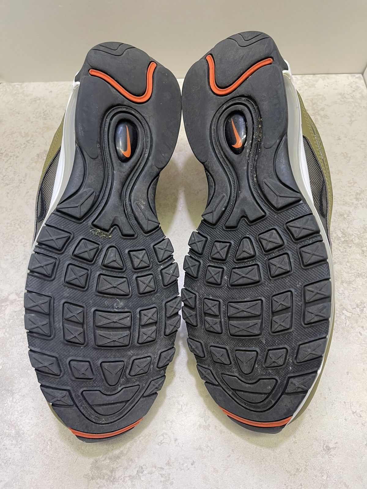 Nike × Undefeated Nike Air Max 97 Undefeated Black Militia Green 2020 Size 11 Size US 11 / EU 44 - 8 Thumbnail