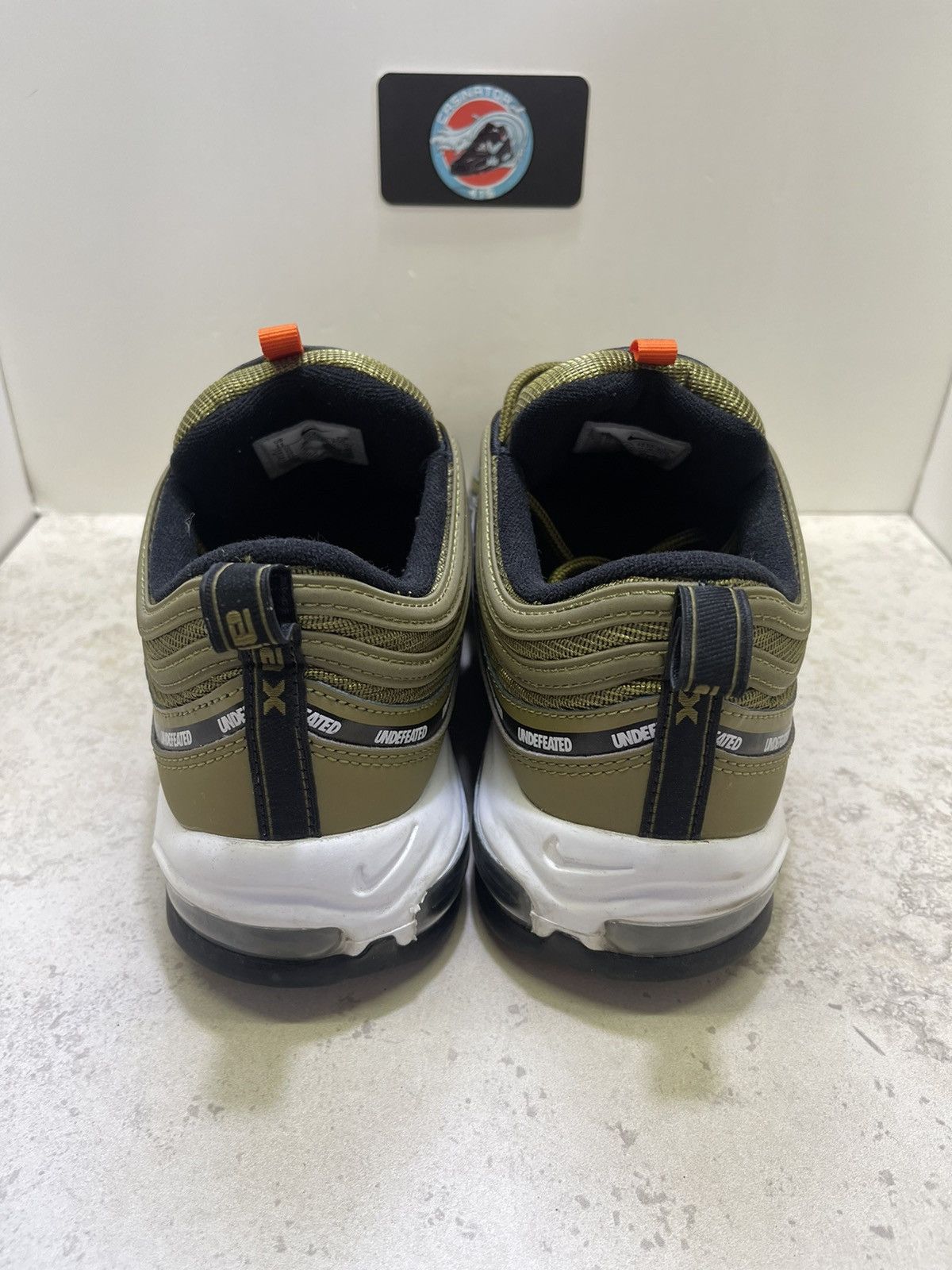 Nike × Undefeated Nike Air Max 97 Undefeated Black Militia Green 2020 Size 11 Size US 11 / EU 44 - 6 Thumbnail
