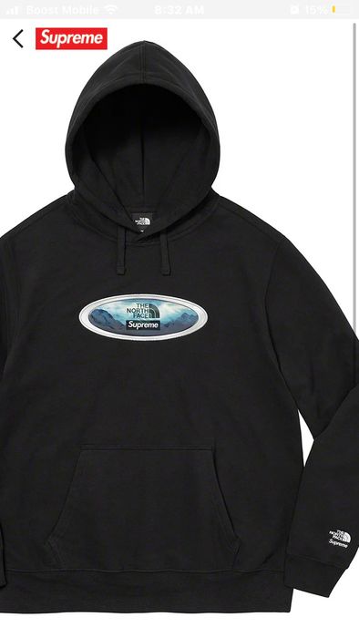 Supreme Supreme x The North Face Lenticular Mountains Hoodie | Grailed