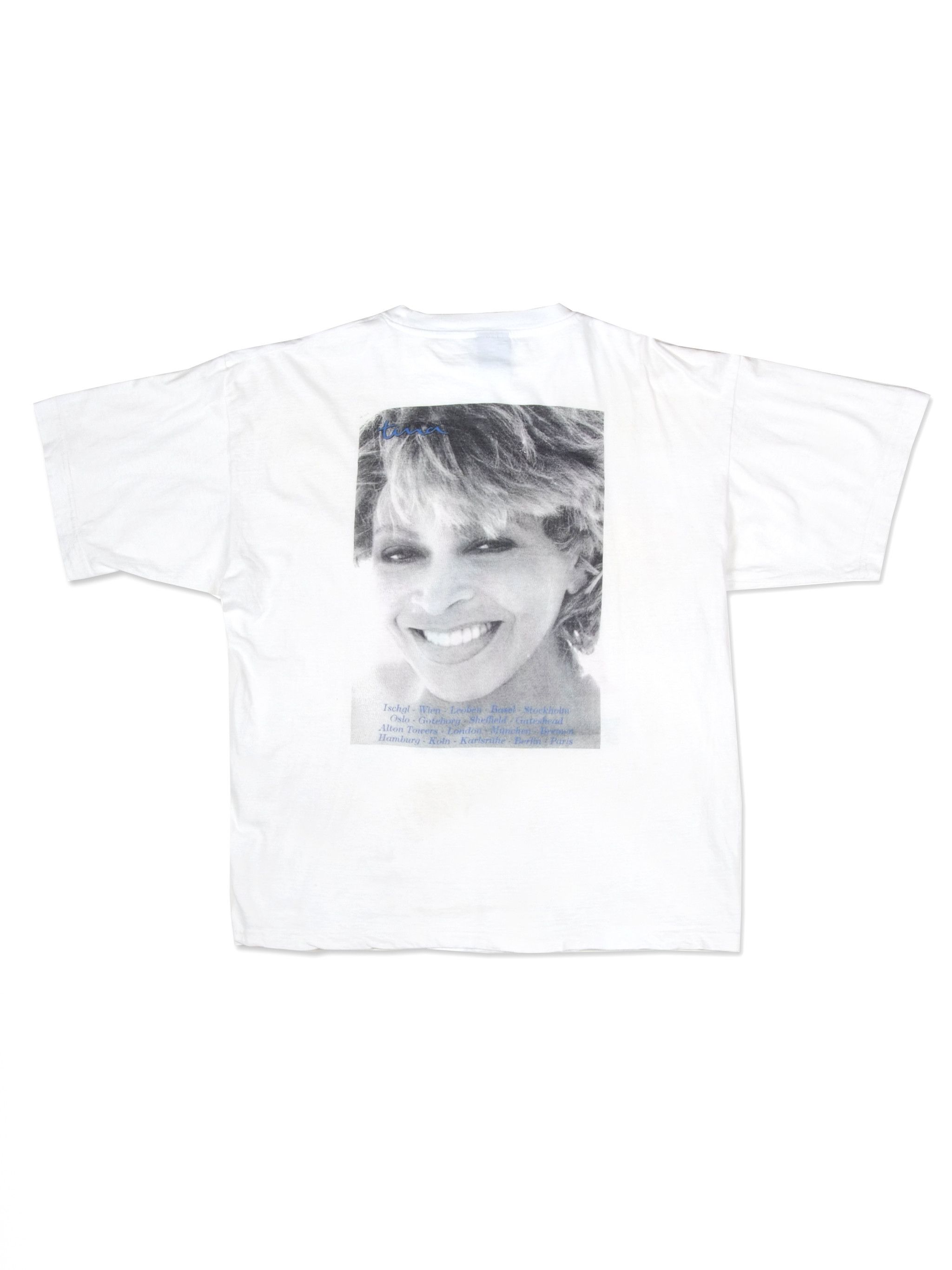 Band Tees × Vintage Vintage RaRe Tina Turner Europe Tour 2 Sided T-shirt Size US XL / EU 56 / 4 - 2 Thumbnail