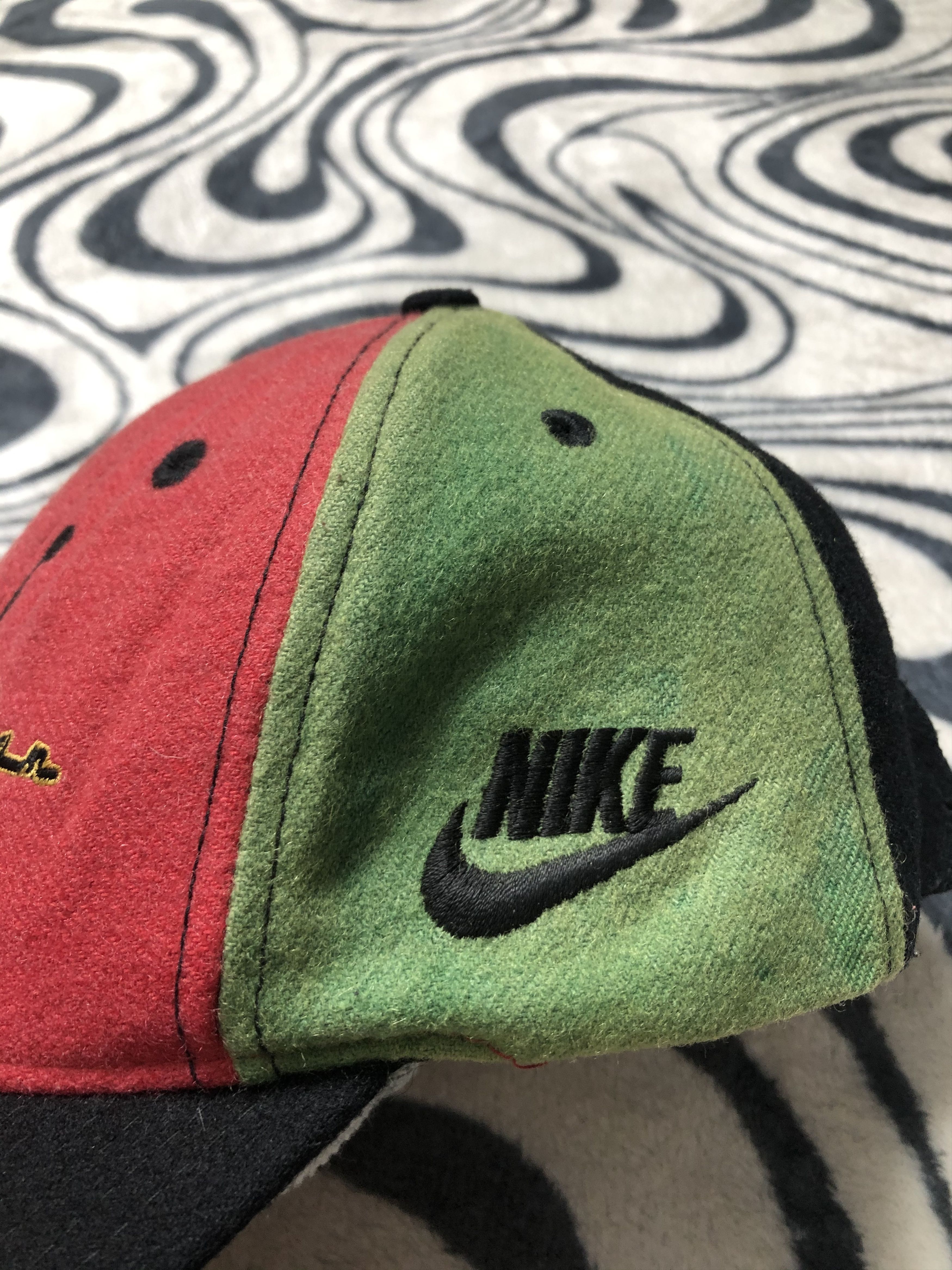 Nike × Vintage Nike Air Jordan 23 Vintage Multicolour Wool Cap Hat Size ONE SIZE - 3 Thumbnail