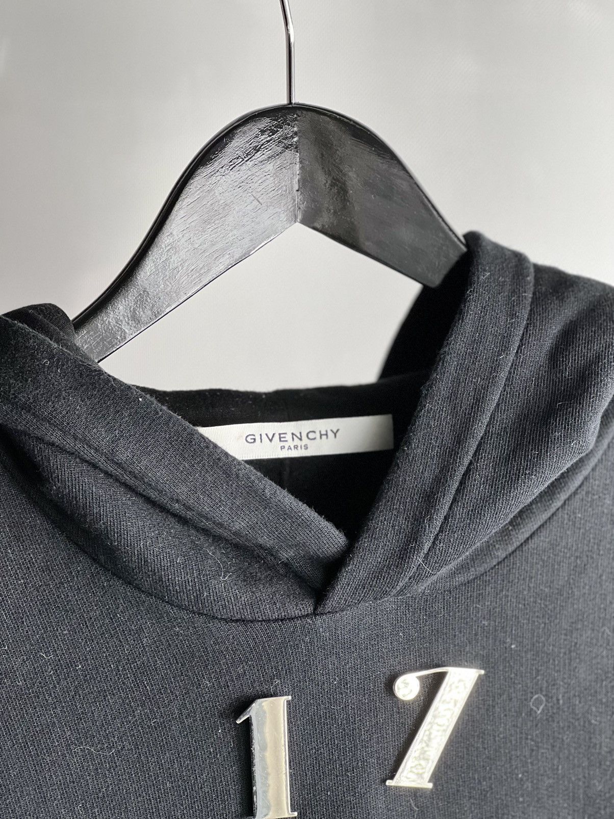 Givenchy Givenchy 17 logo black vest sleeveless hoodie Size US L / EU 52-54 / 3 - 7 Thumbnail