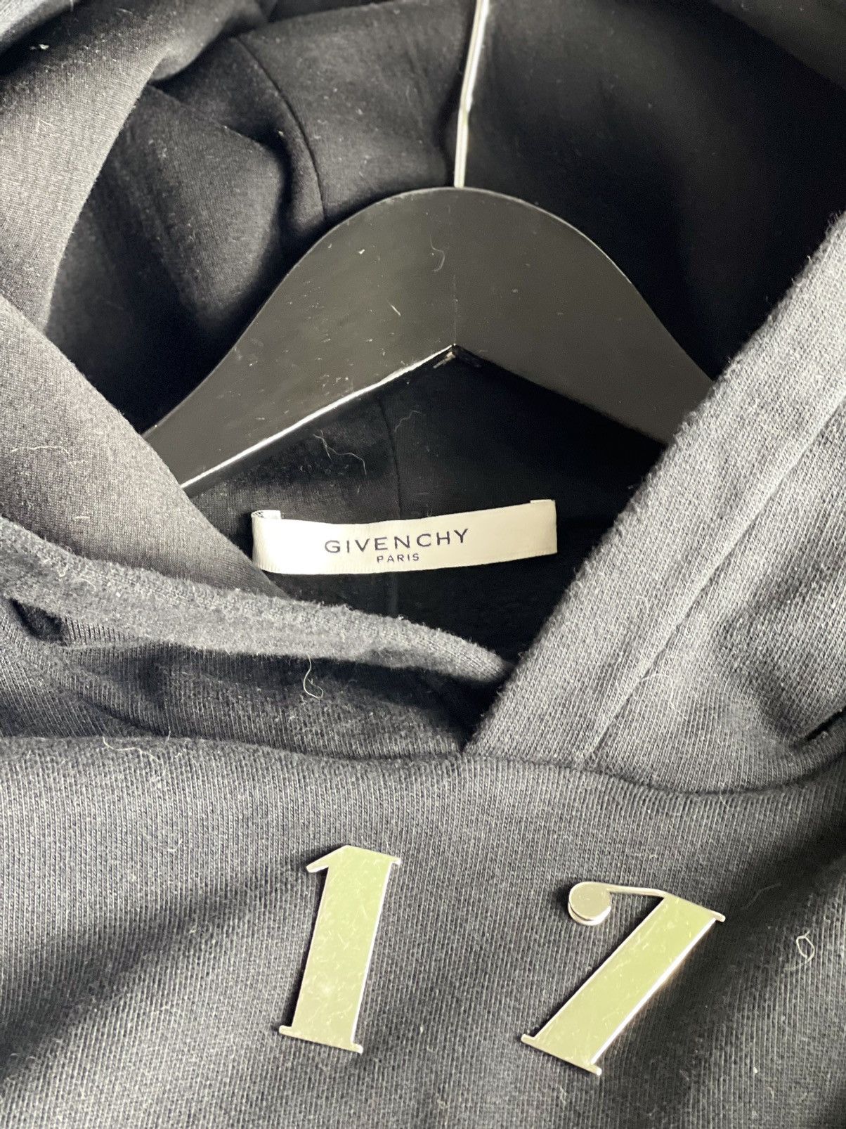 Givenchy Givenchy 17 logo black vest sleeveless hoodie Size US L / EU 52-54 / 3 - 5 Thumbnail