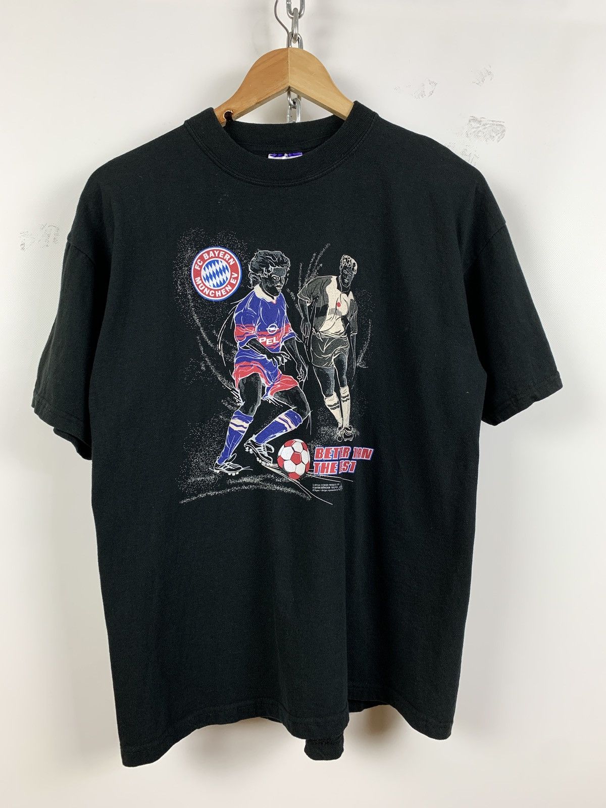 Vintage 1998 Vintage FC Bayern Munchen Better Than The Rest T-Shirt Size US M / EU 48-50 / 2 - 1 Thumbnail
