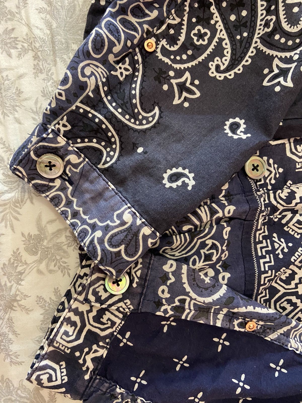 Kapital Kapital Type 1 patchwork gauze light jacket (4/Large) Size US L / EU 52-54 / 3 - 5 Thumbnail