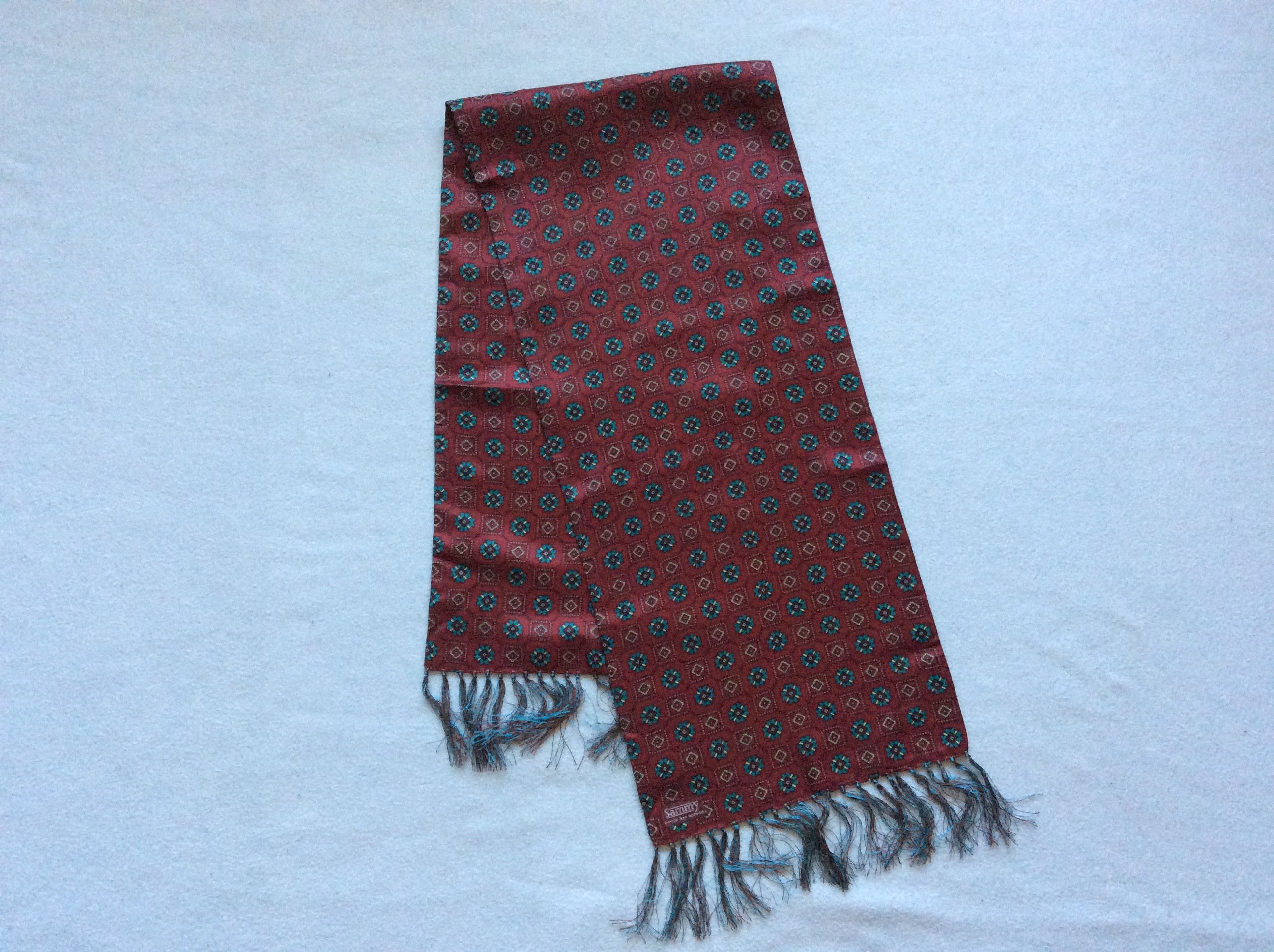 Vintage SAMMY Geometric Pattern Vintage Scarf Size ONE SIZE - 1 Thumbnail