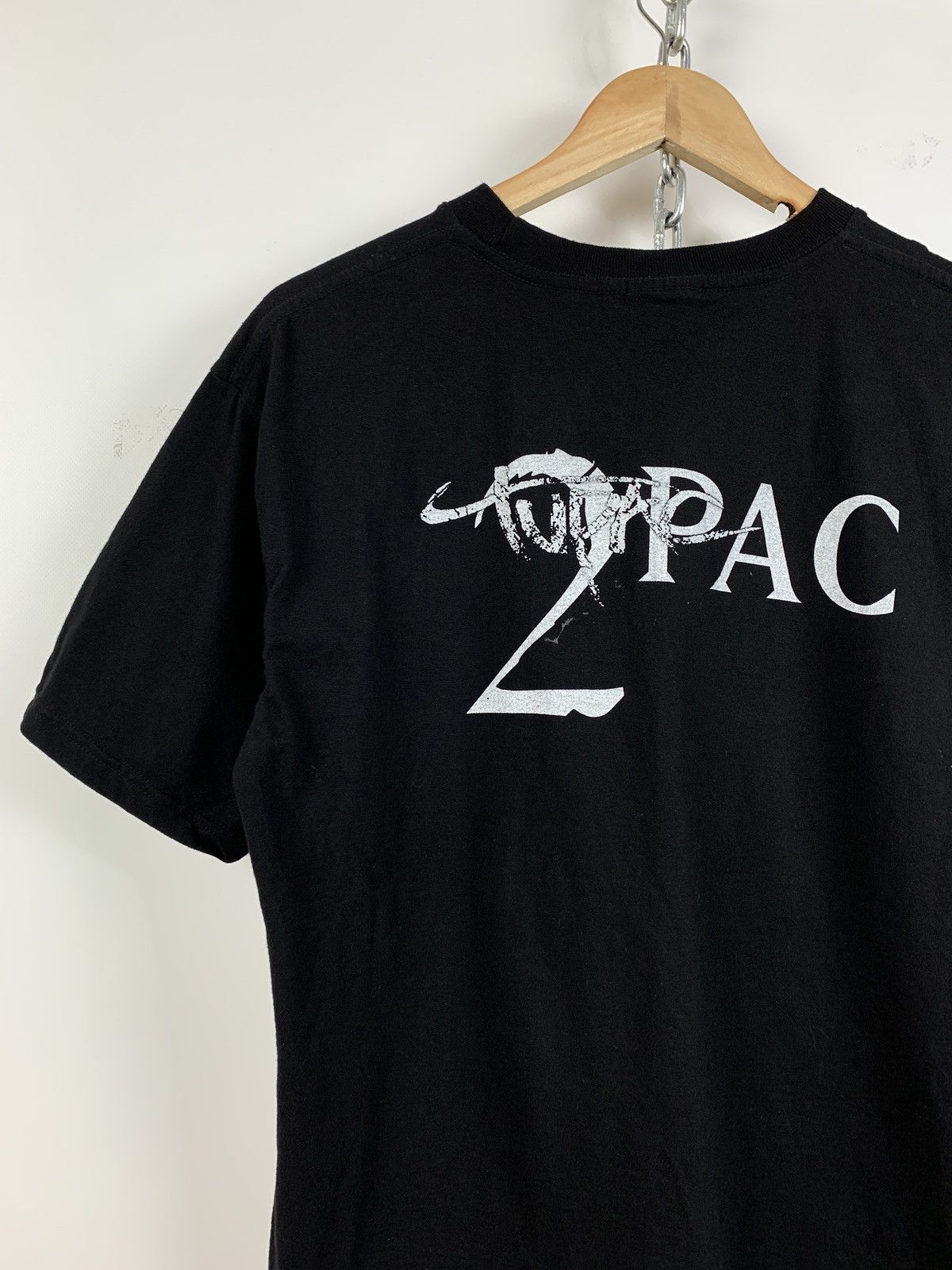 Band Tees Vintage Tupac 2Pac Double Sided Black T-Shirt Size US M / EU 48-50 / 2 - 8 Thumbnail
