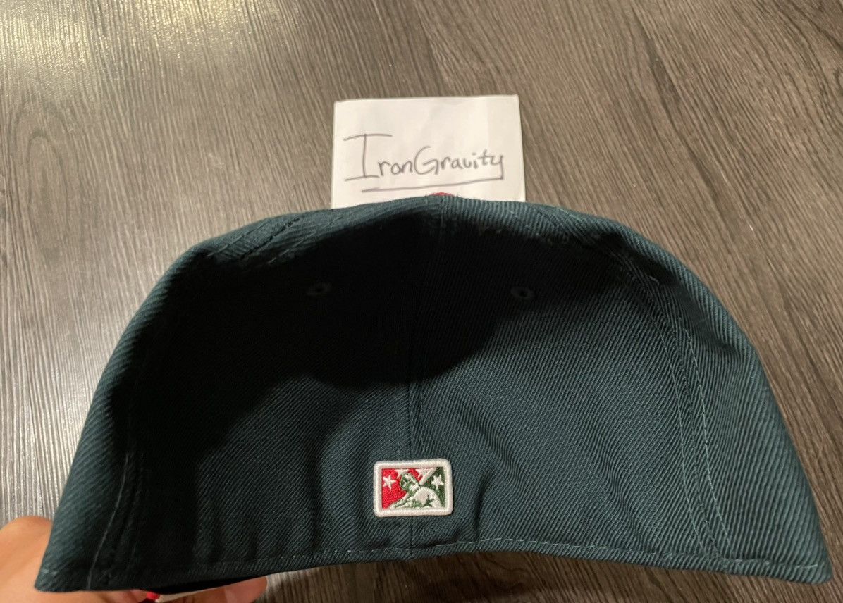 MLB × New Era × Topperz 7 5/8 Topperz Buffalo Bisons Green & Red Fitted Size ONE SIZE - 3 Thumbnail