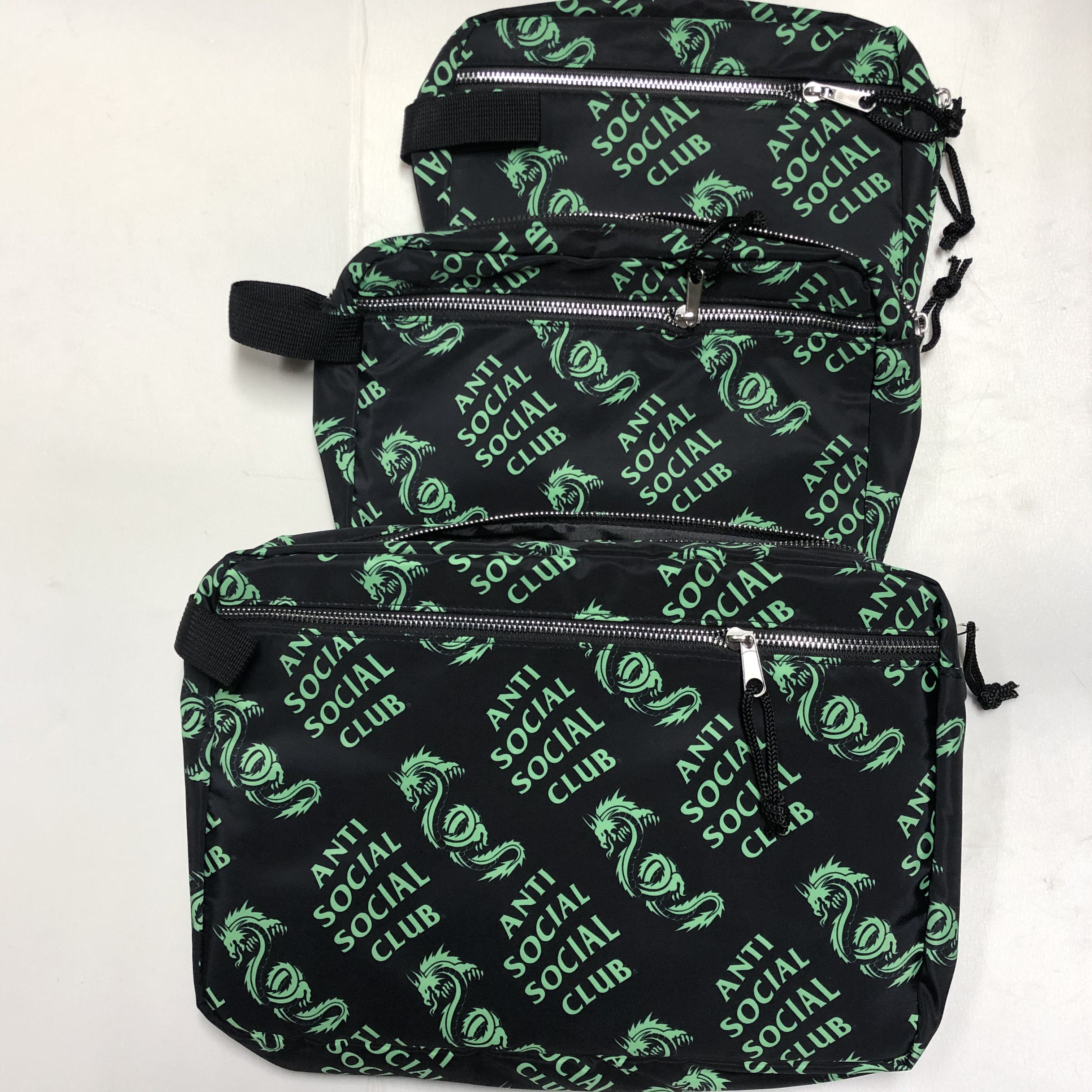 Anti Social Social Club DS AW20 ASSC Green Dragon Logo Garden Grove Black Bag  Set | Grailed