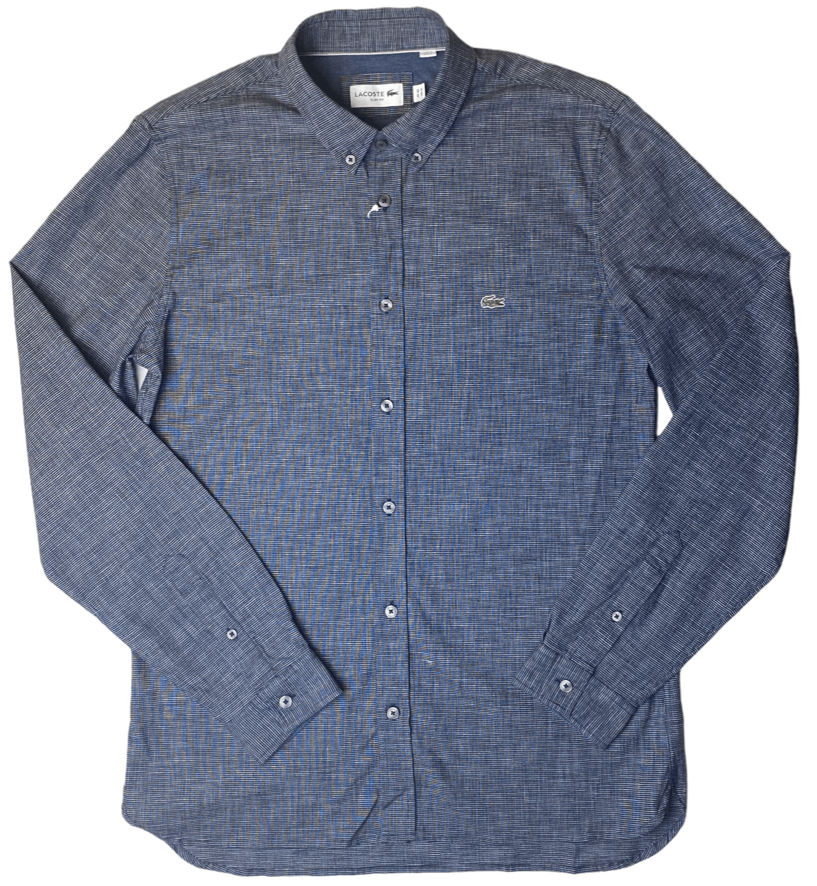 Lacoste Mens Slim Fit Button Down Shirt - CH6905-51-166, image size:1180x1280