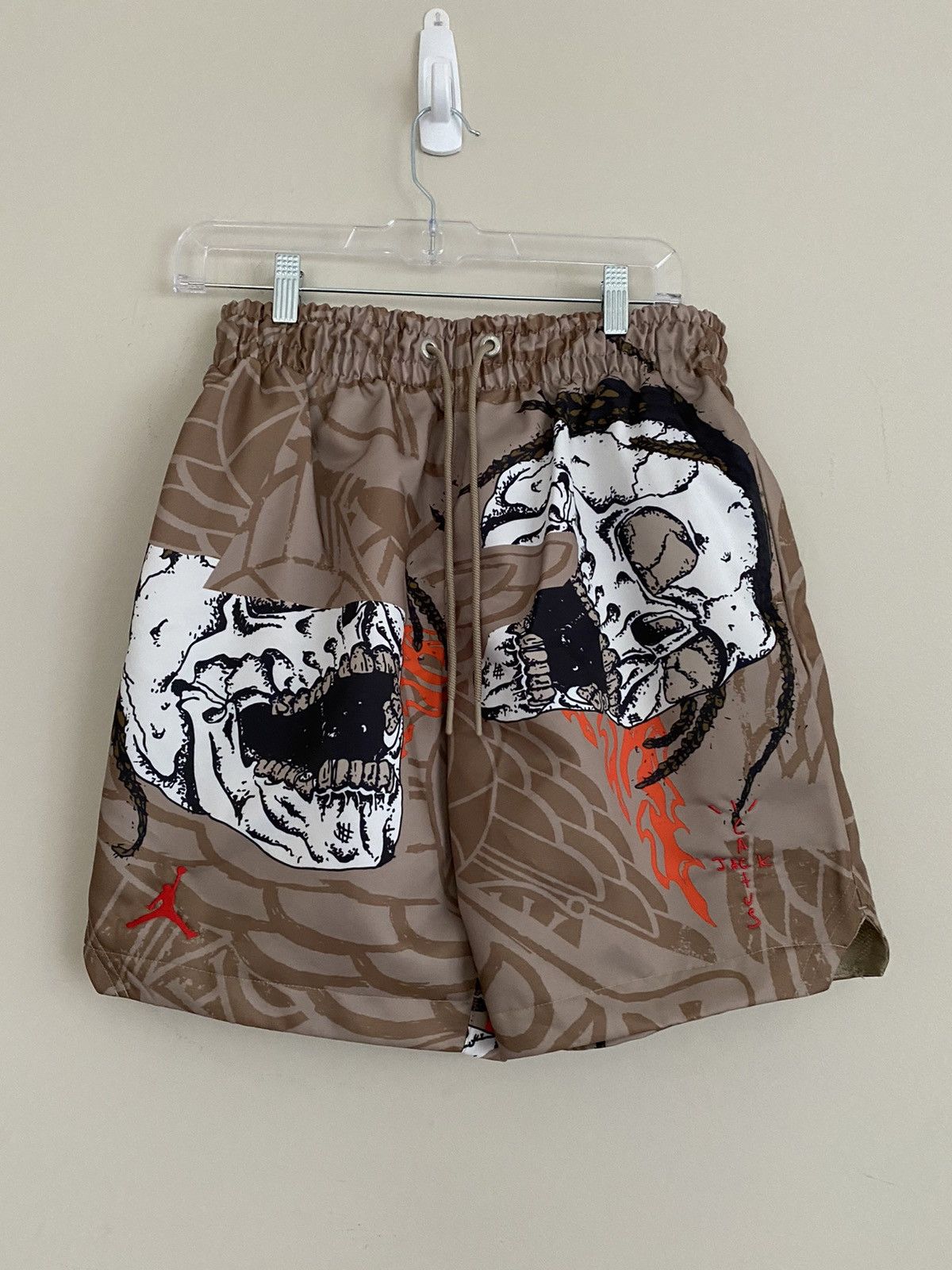 travis scott jordan pool shorts