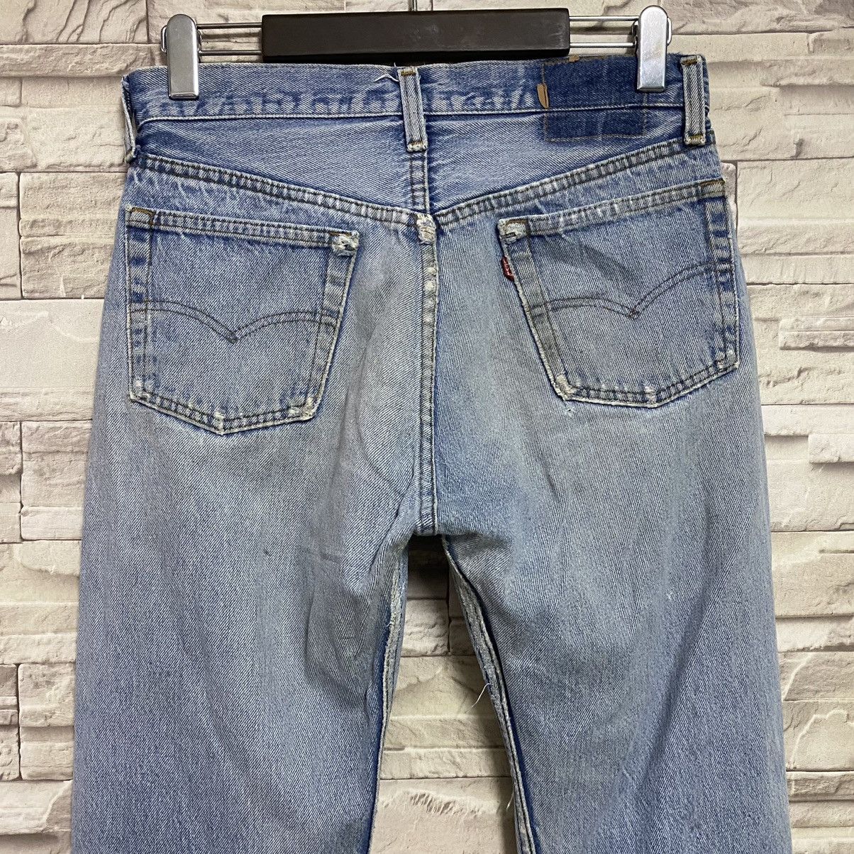 Levi's Vintage Levis 501 Thrashed Jeans Size US 29 - 13 Thumbnail