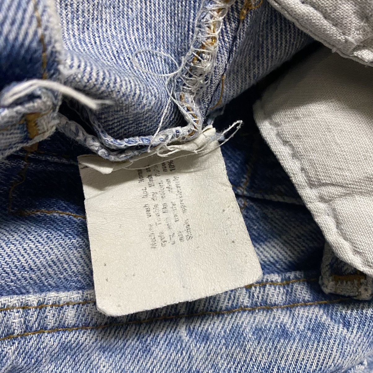 Levi's Vintage Levis 501 Thrashed Jeans Size US 29 - 20 Thumbnail