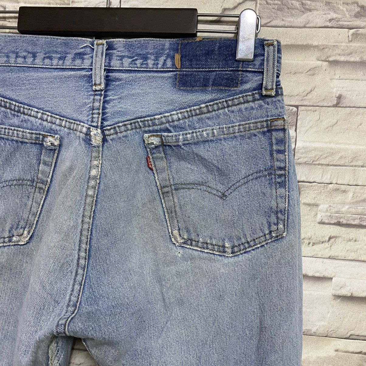 Levi's Vintage Levis 501 Thrashed Jeans Size US 29 - 15 Thumbnail