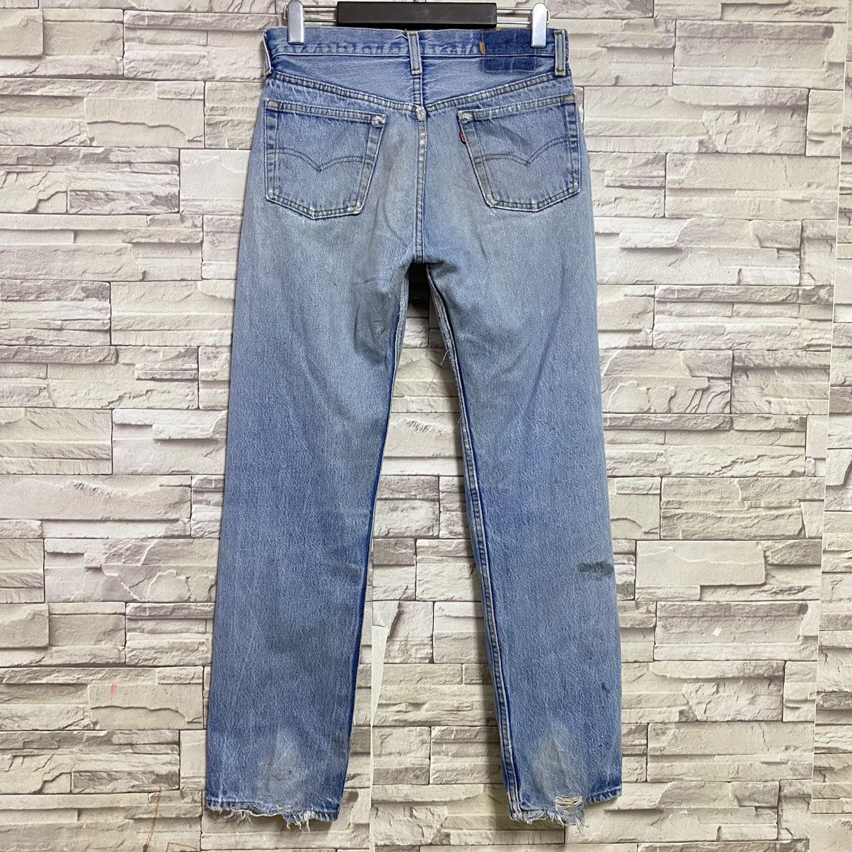 Levi's Vintage Levis 501 Thrashed Jeans Size US 29 - 12 Thumbnail