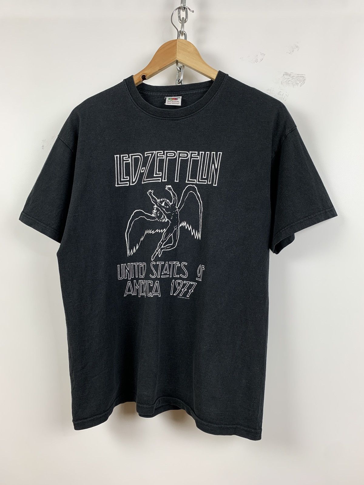 Band Tees 2000 Vintage Led Zeppelin Faded United States Of America Size US M / EU 48-50 / 2 - 1 Thumbnail