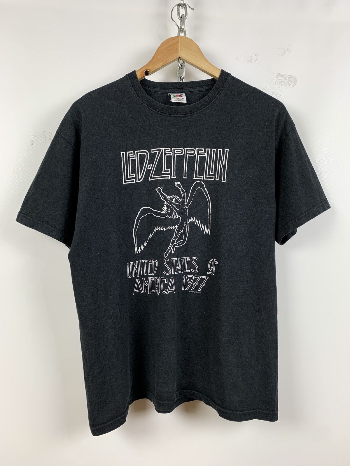Band Tees 2000 Vintage Led Zeppelin Faded United States Of America Size US M / EU 48-50 / 2 - 3 Thumbnail