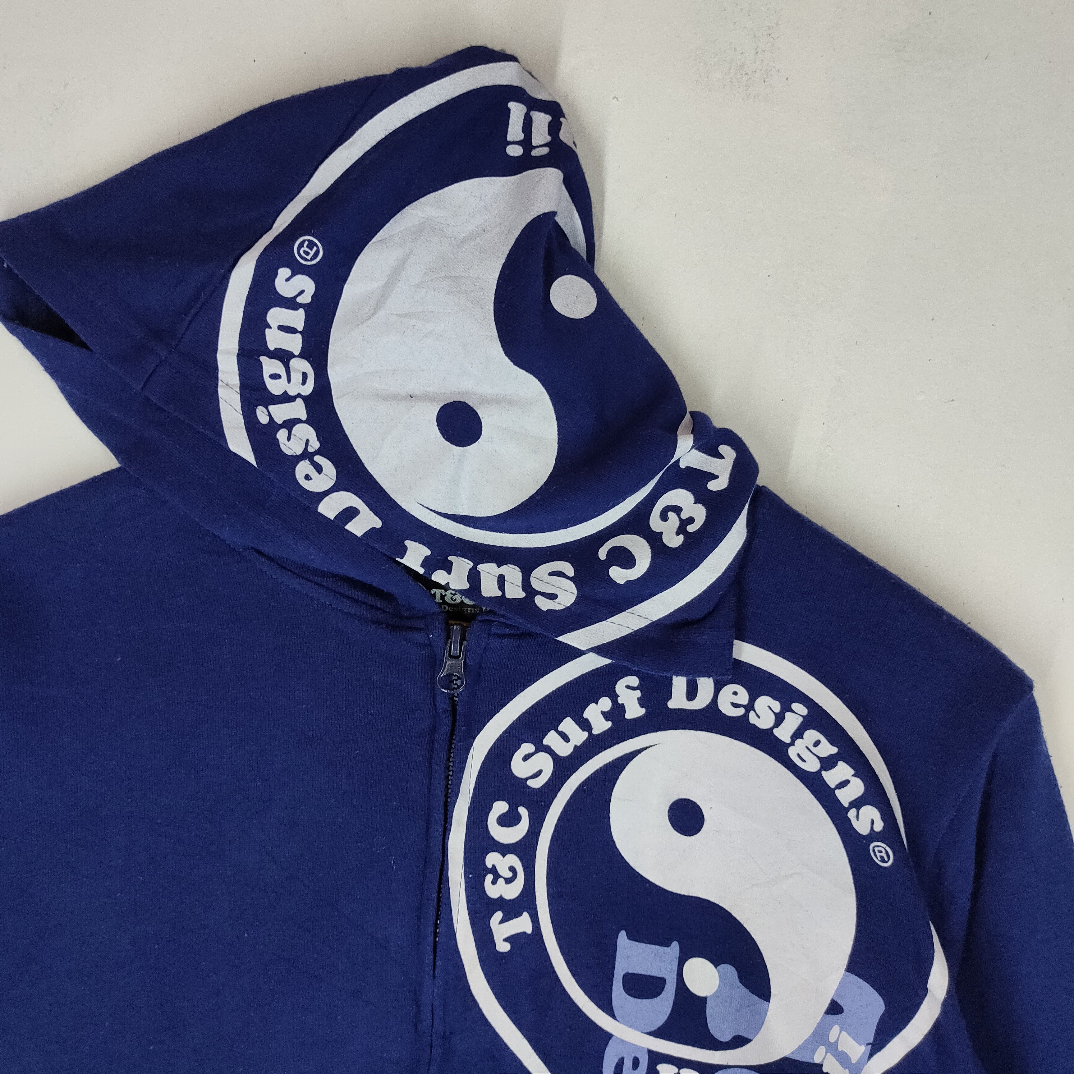 Other T&C SURF HAWAII Ying Yang Big Logo Full Zipper Hoodies Size US S / EU 44-46 / 1 - 3 Thumbnail