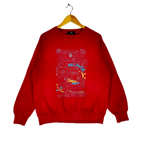 Cartoon Network SNOWMAN DOODLE Printed Cartoon L Size Rare Sweatshirt Size US L / EU 52-54 / 3 - 1 Thumbnail