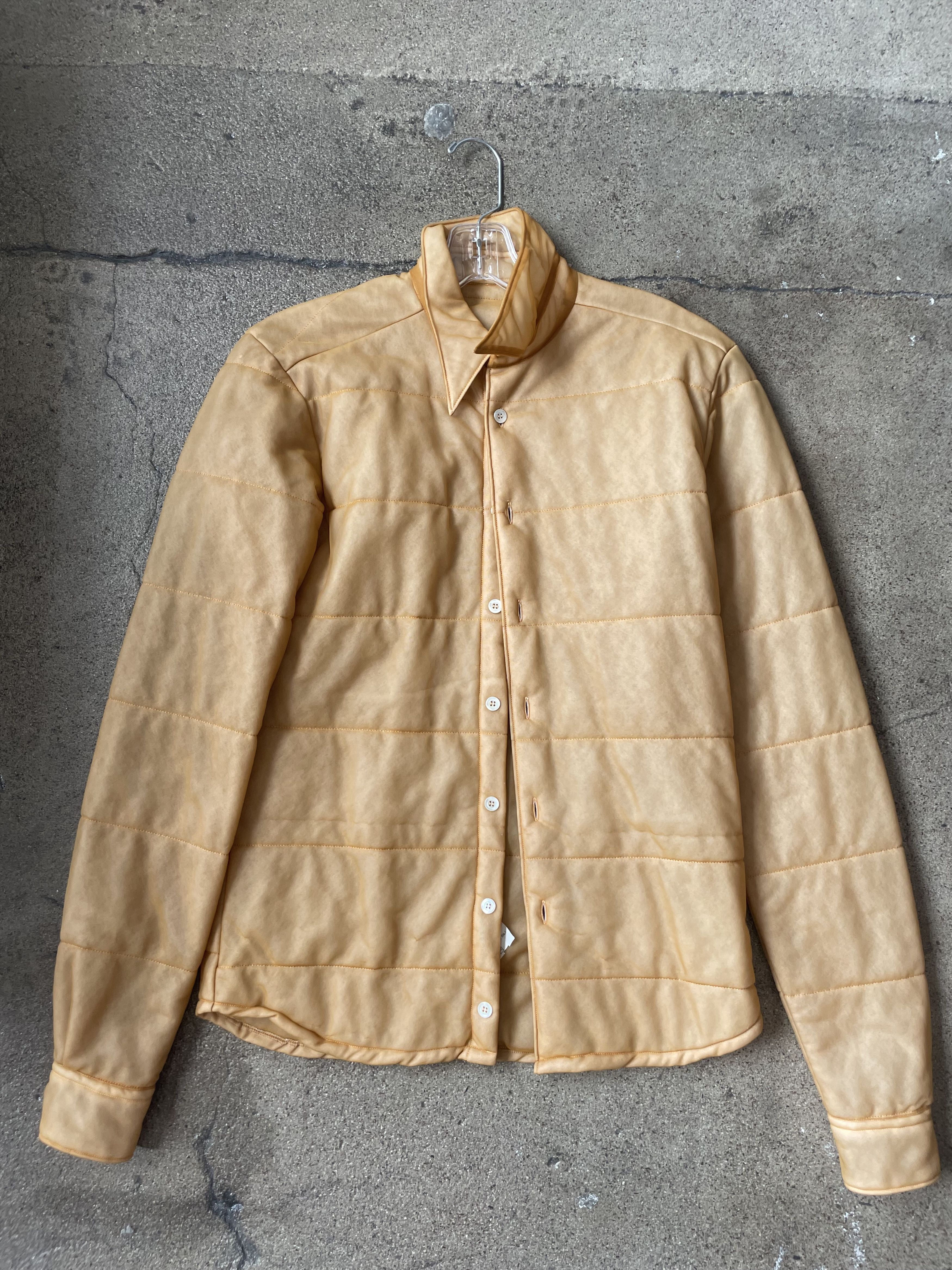Carol Christian Poell Carol Christian Poell - SS 1997 Silk Organza Quilted Shirt Size US M / EU 48-50 / 2 - 1 Thumbnail