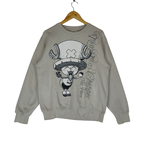 Anime ONE PIECE TONY CHOPPER Big Printed 90s Anime Sweatshirt Size US M / EU 48-50 / 2 - 1 Thumbnail
