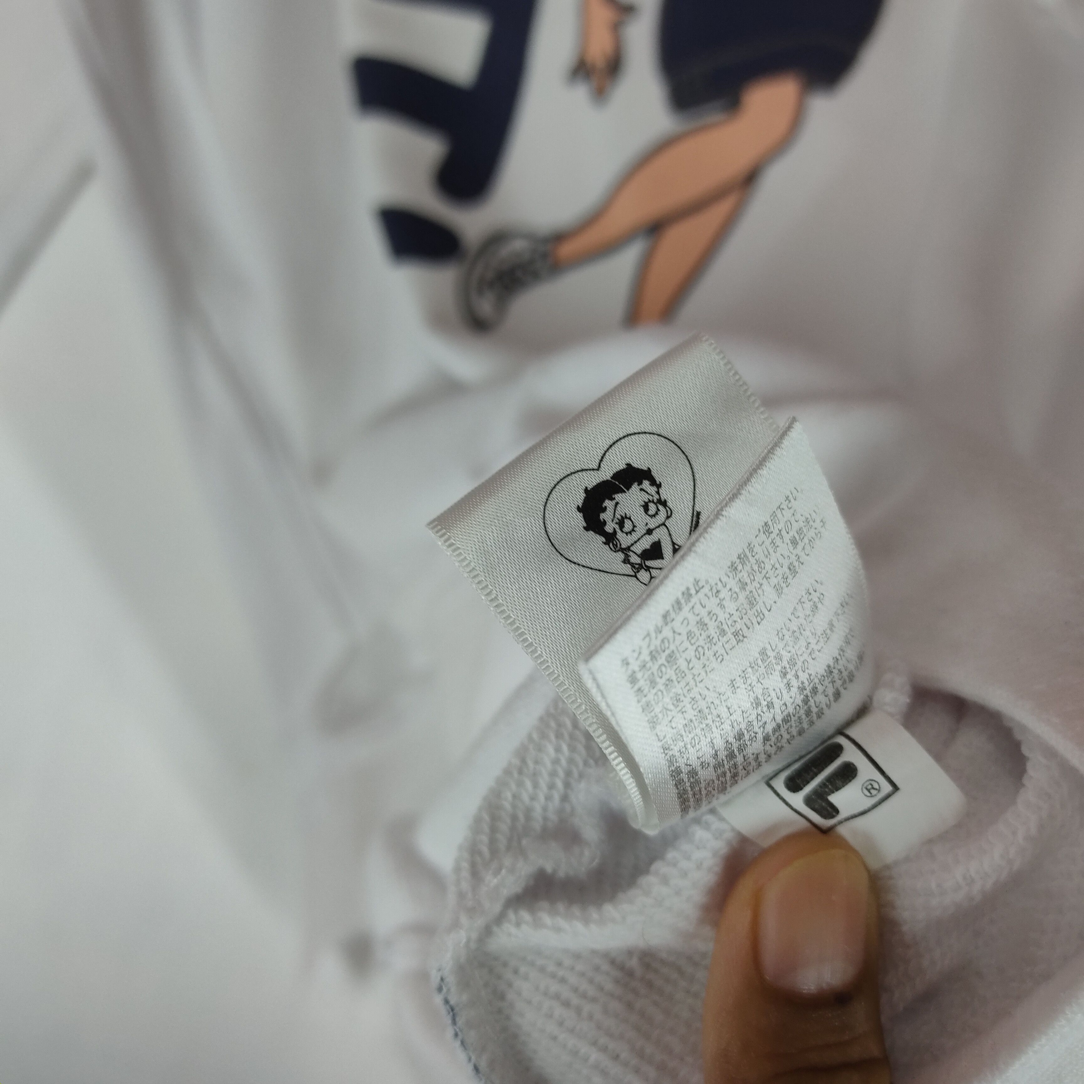Fila FILA X BETTY BOOP Big Print Hoodie M Size Size US M / EU 48-50 / 2 - 8 Thumbnail